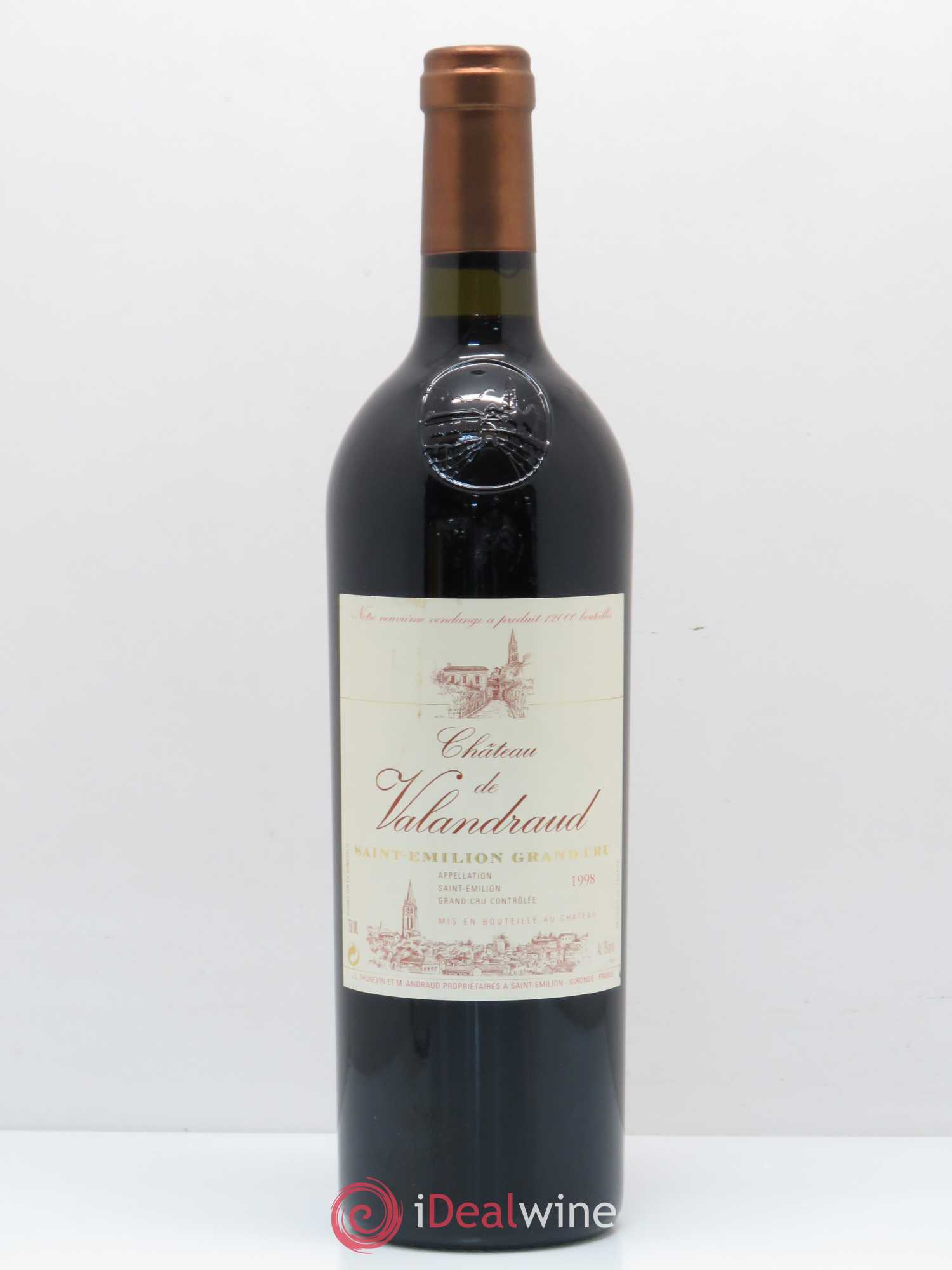 Château de Valandraud 1998 - Lot de 1 bouteille - 0