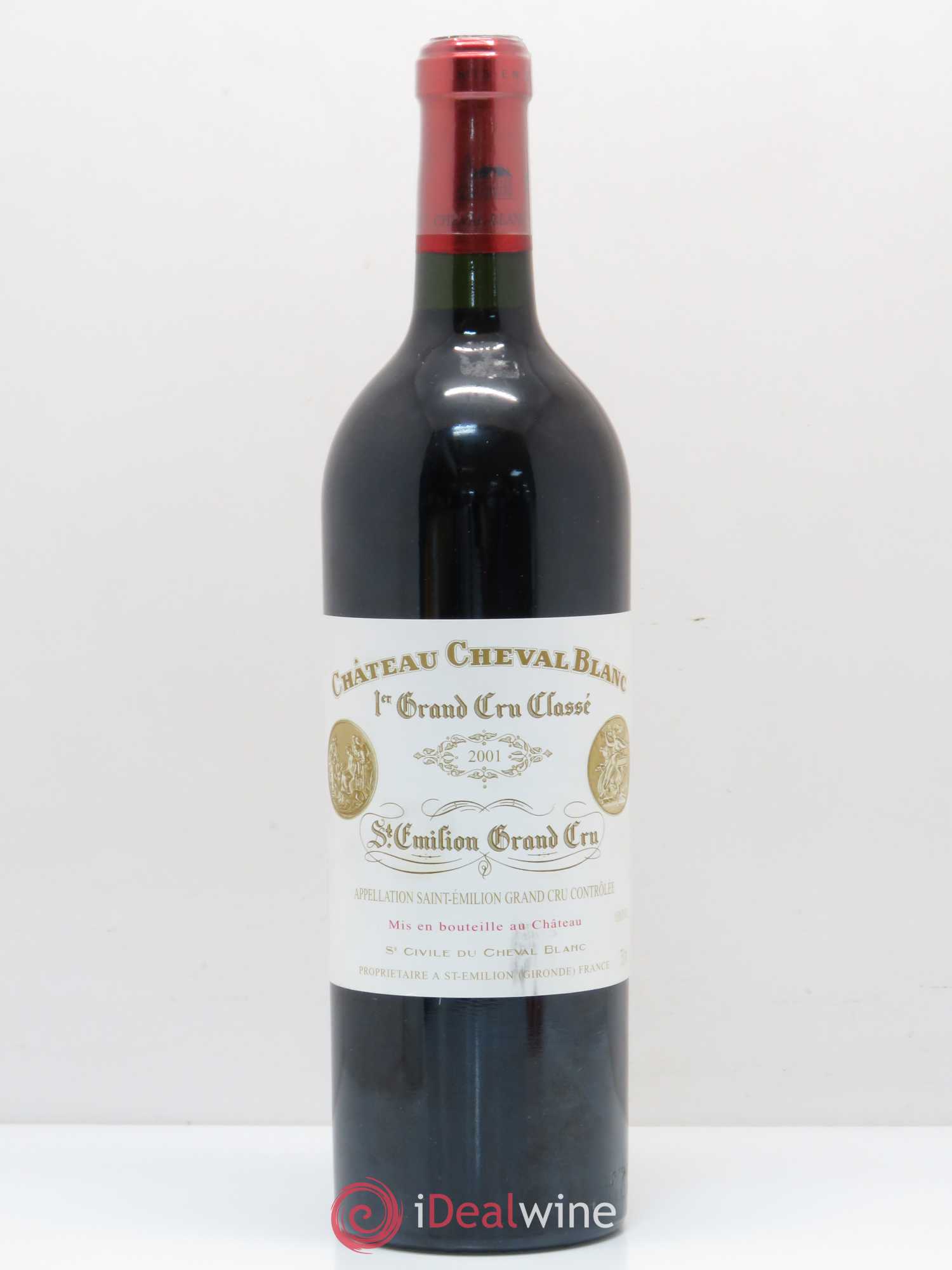 Château Cheval Blanc 1er Grand Cru Classé A 2001 - Lot de 1 bouteille - 0