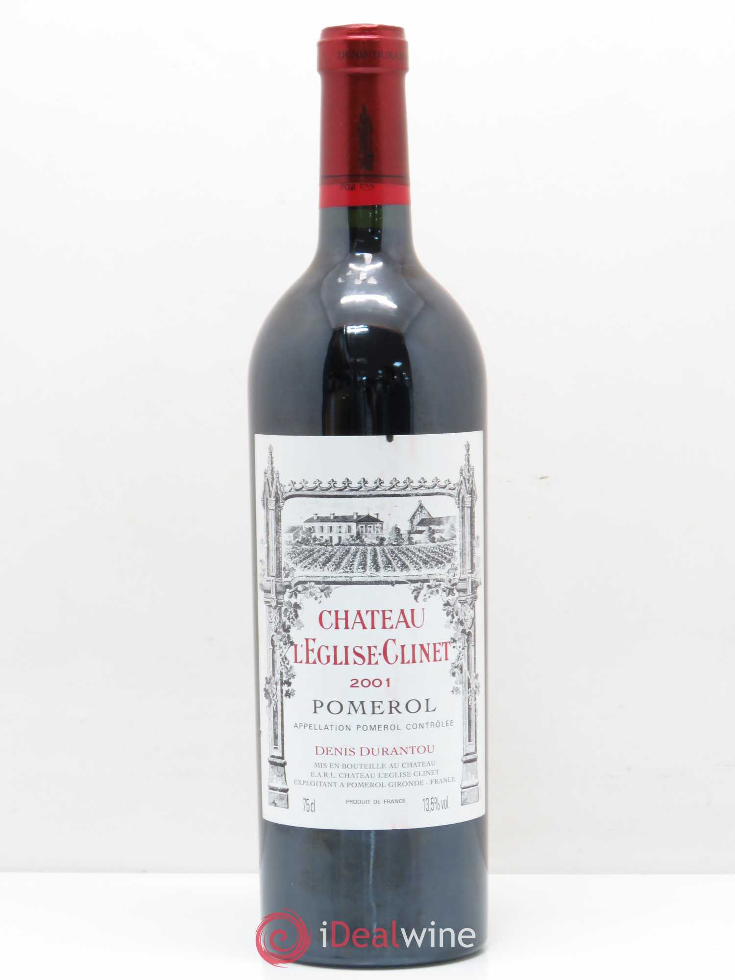 Château l' Église Clinet 2001 - Lot de 1 bouteille - 0