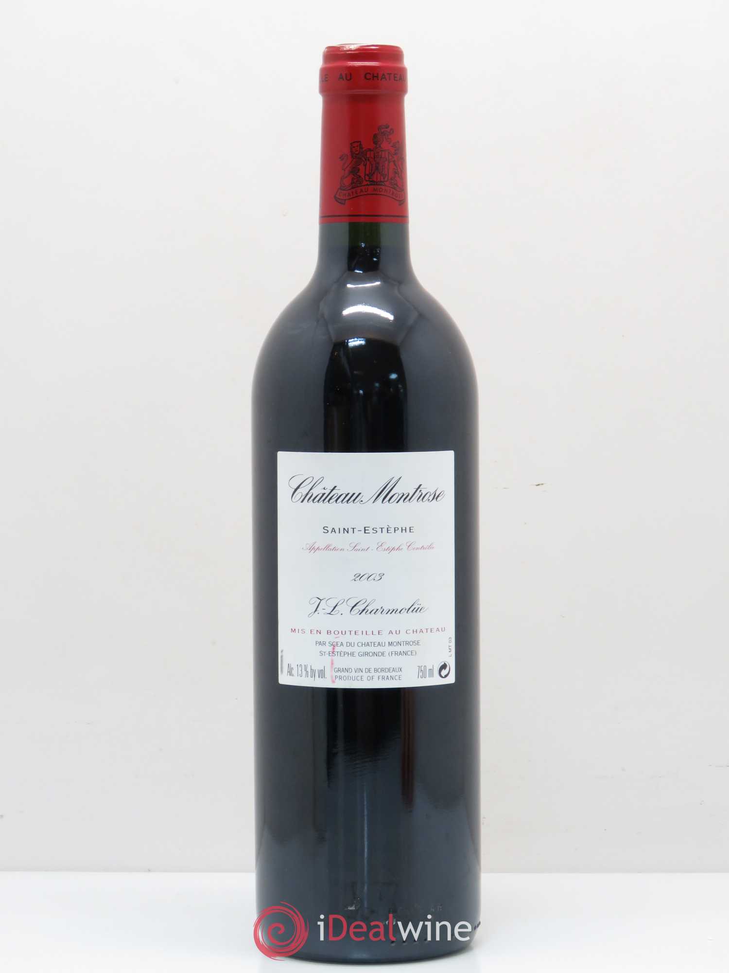Château Montrose 2ème Grand Cru Classé 2003 - Lot de 1 bouteille - 1
