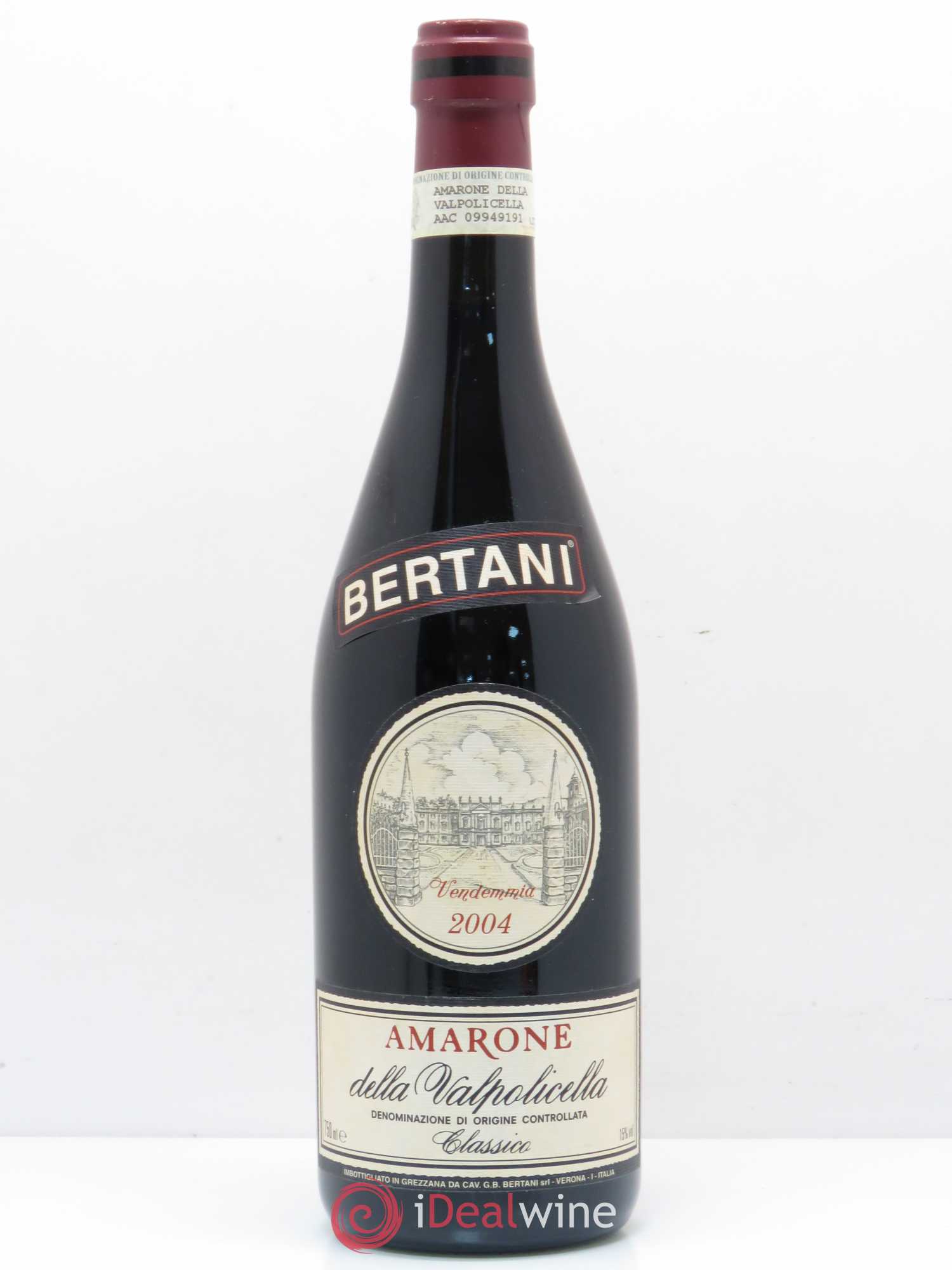 Amarone della Valpolicella DOC Bertani 2004 - Lot de 1 bouteille - 0