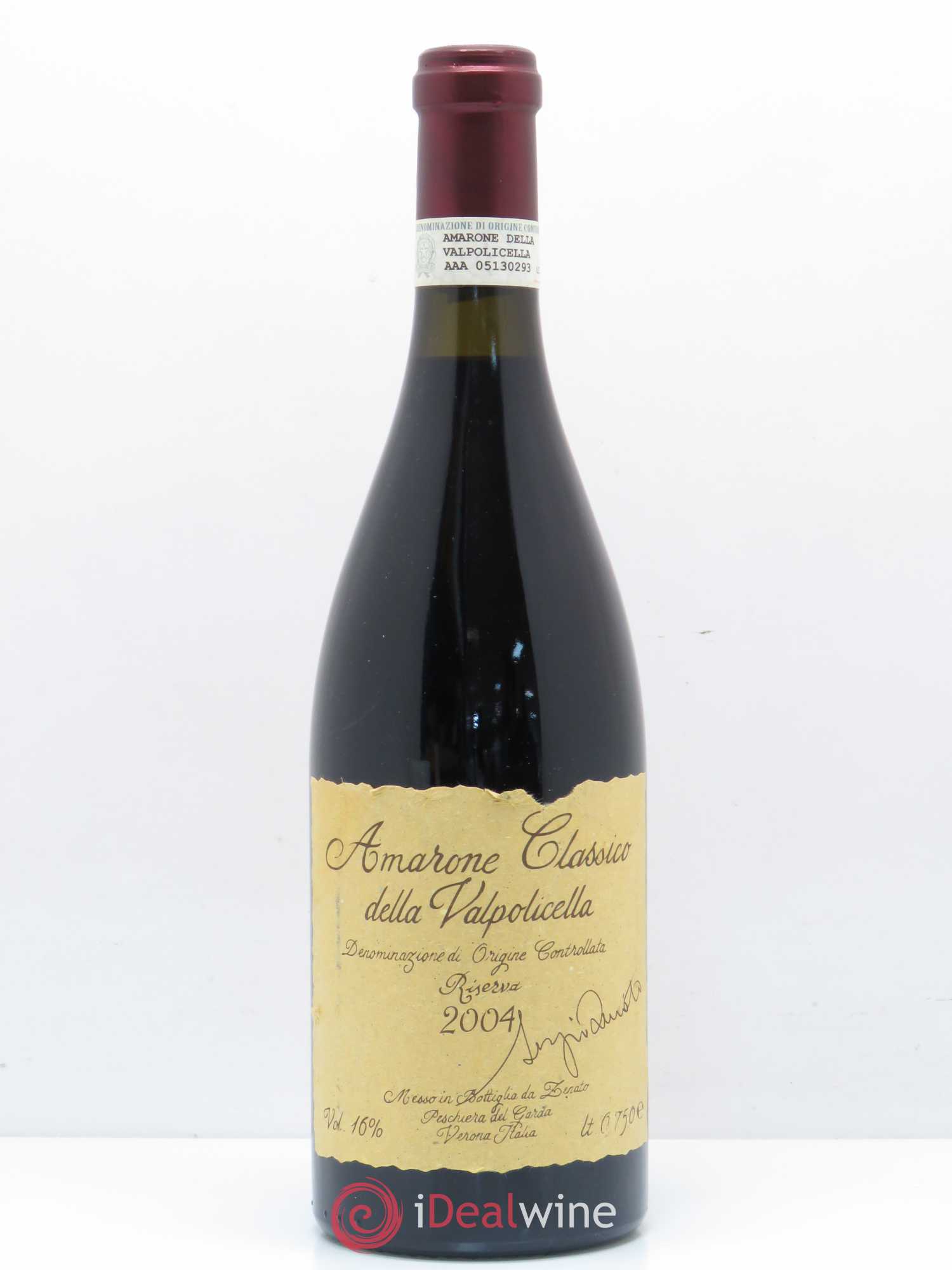 Amarone della Valpolicella DOC Riserva Sergio Zenato 2004 - Lot de 1 bouteille - 0