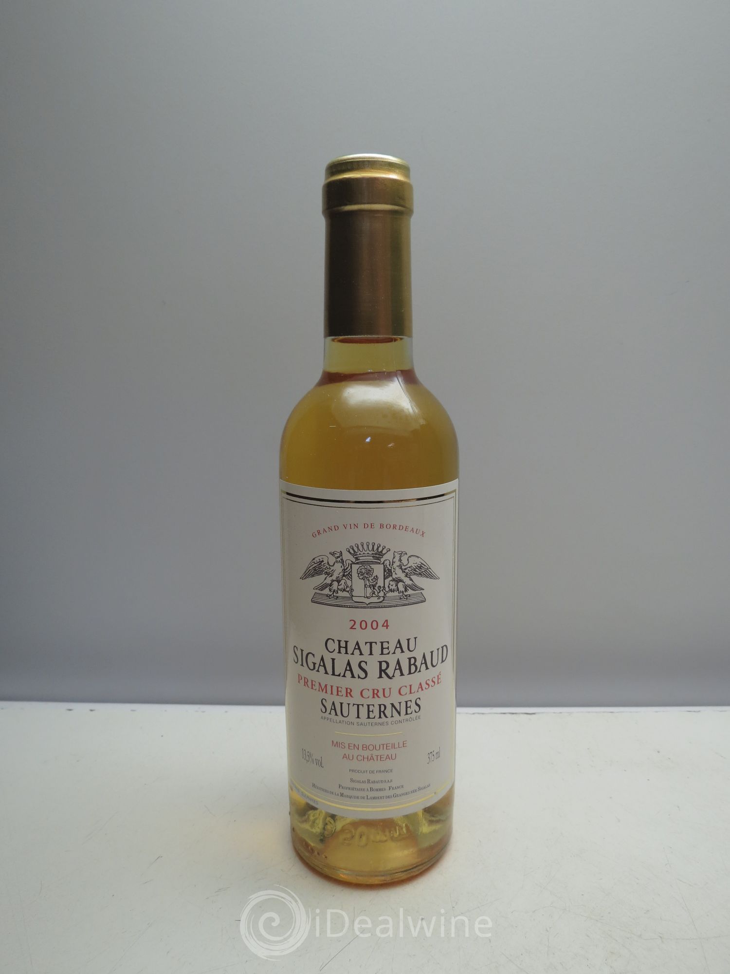 Château Sigalas Rabaud 1er Grand Cru Classé 2004 - Posten von 12 Demi-Flaschen - 0