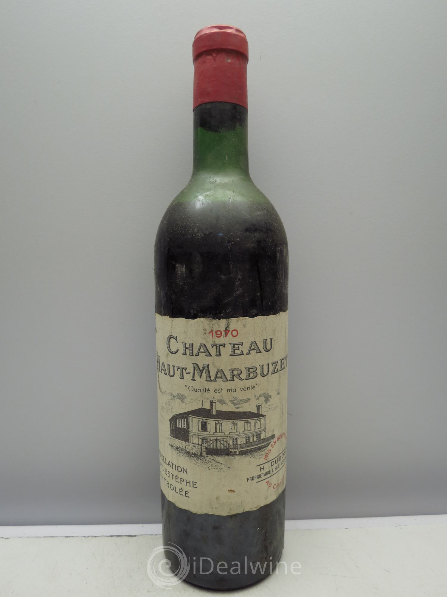 Château Haut Marbuzet 1970 - Lot de 6 bouteilles - 0