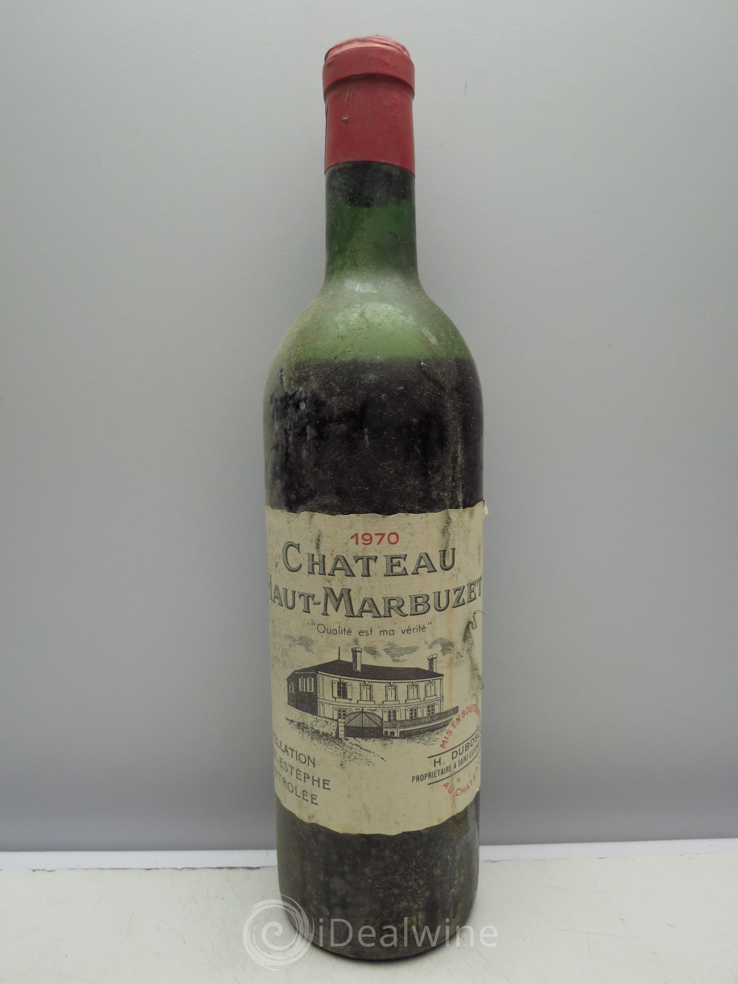 Château Haut Marbuzet 1970 - Lot de 6 bouteilles - 0