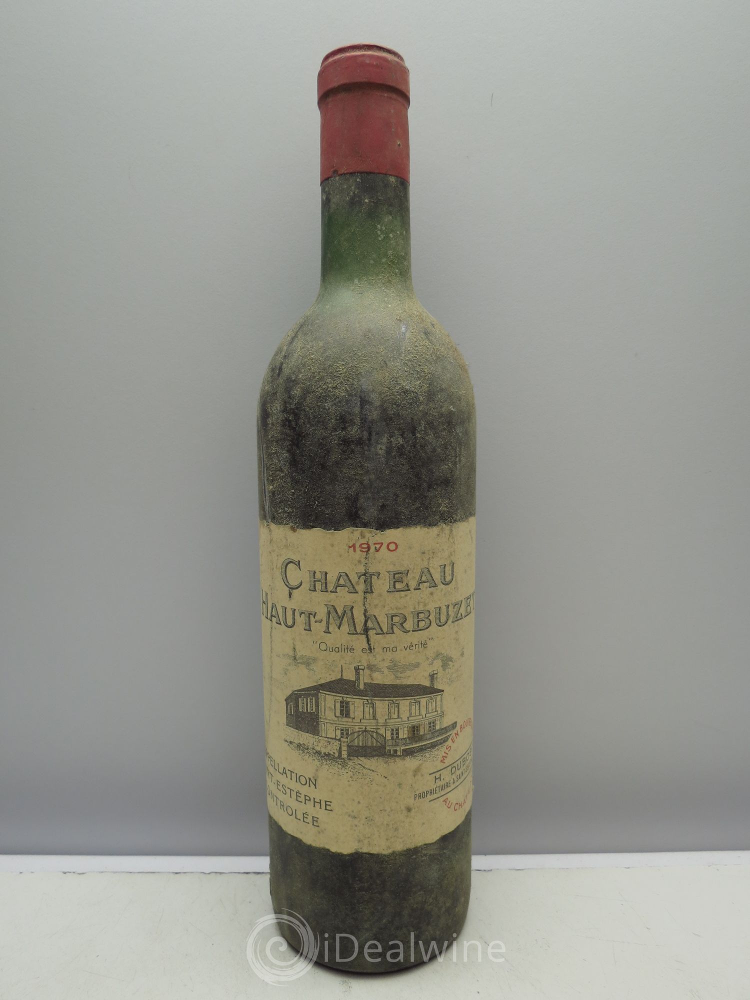 Château Haut Marbuzet 1970 - Lot de 1 bouteille - 0