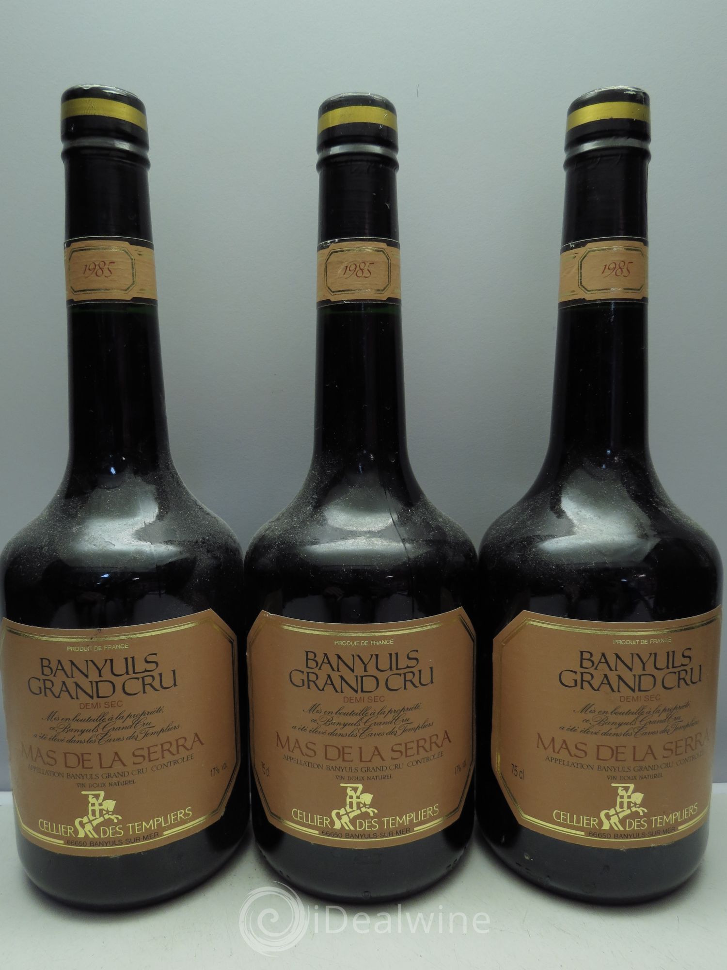Banyuls Mas de la Serra (demi-sec) 1985 - Posten von 3 Flaschen - 0