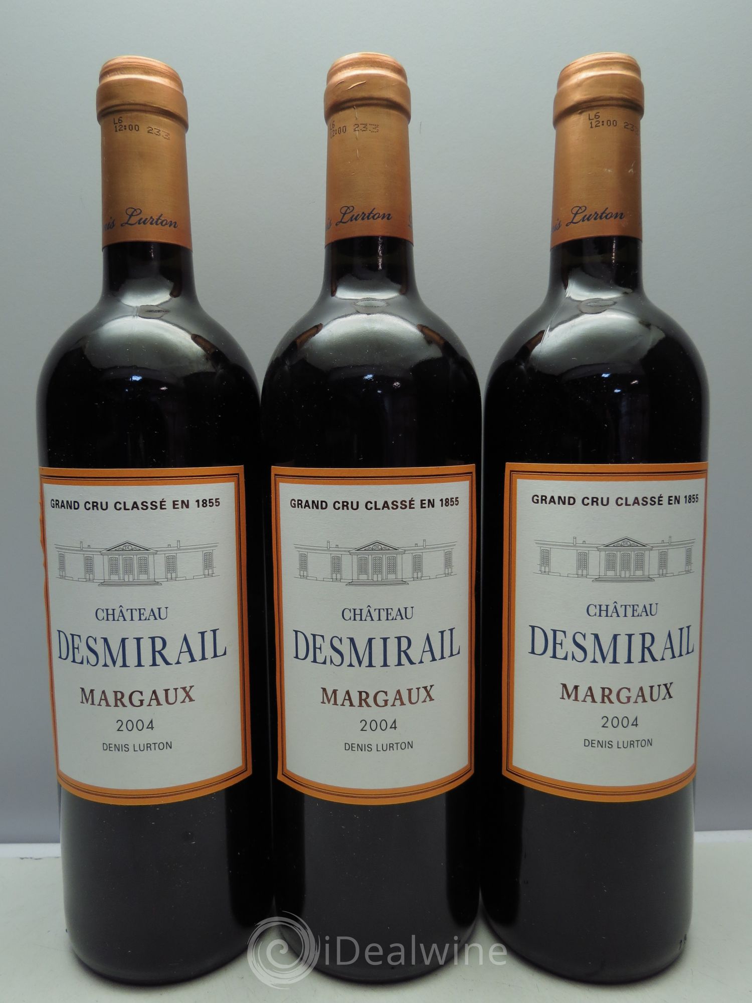 Château Desmirail 3ème Grand Cru Classé 2004 - Lot de 3 bouteilles - 0