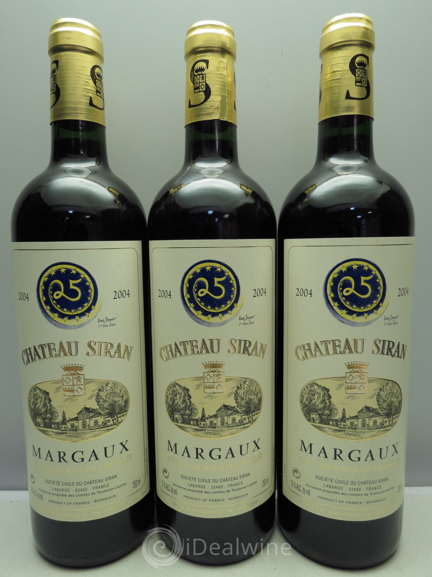 Château Siran 2004 - Lot de 3 bouteilles - 0