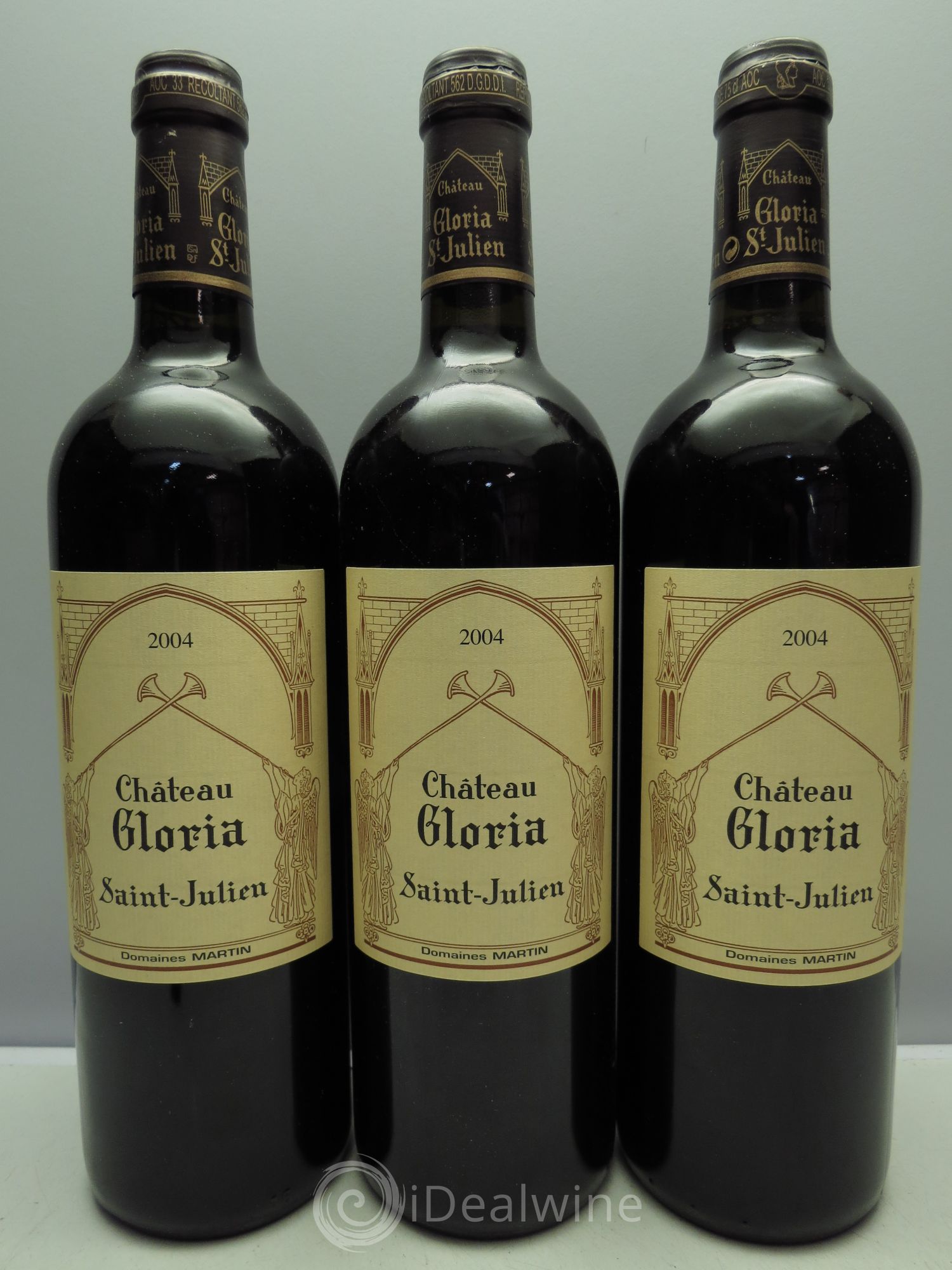Château Gloria 2004 - Lot de 3 bouteilles - 0