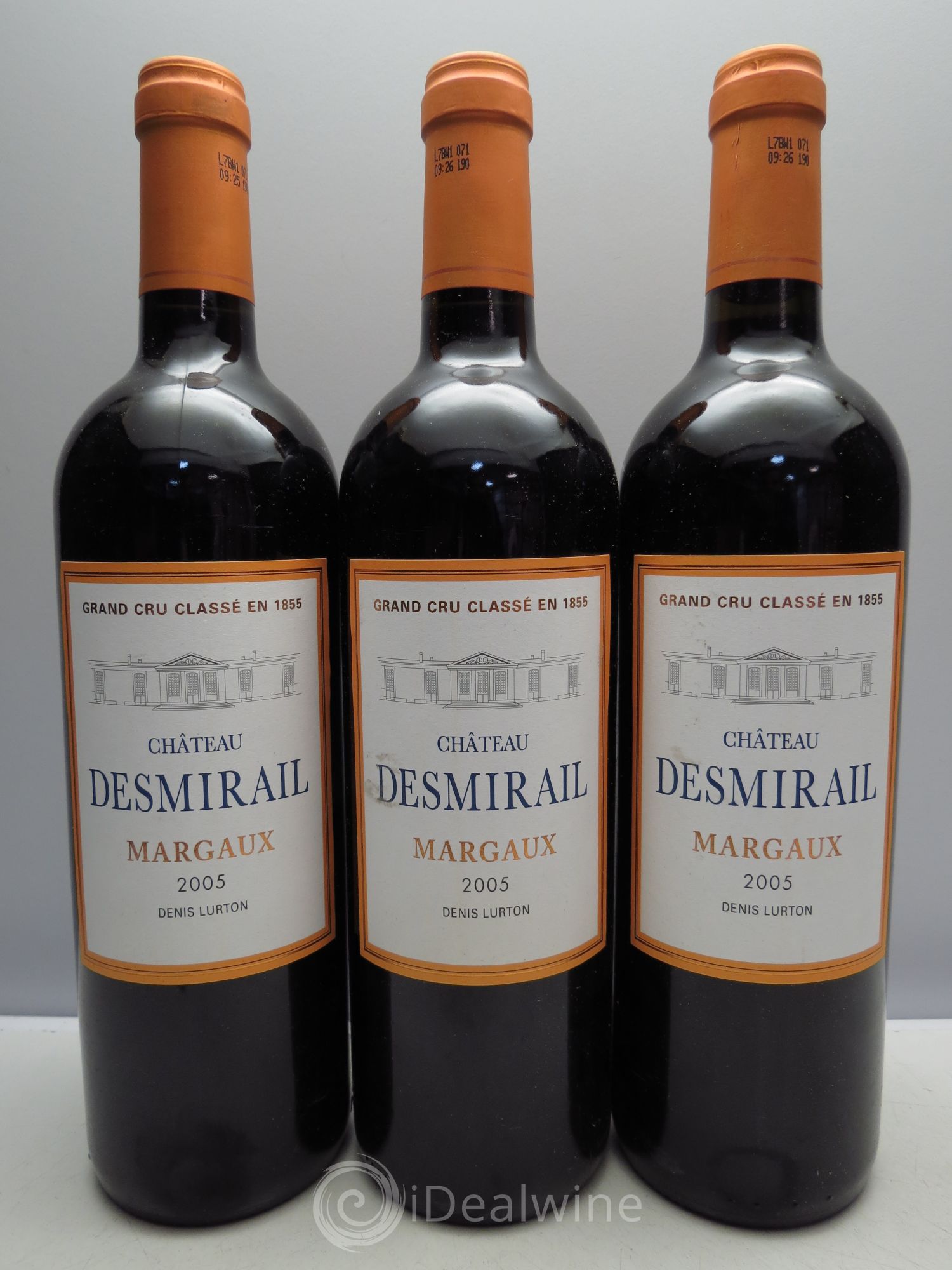 Château Desmirail 3ème Grand Cru Classé 2005 - Lot de 3 bouteilles - 0