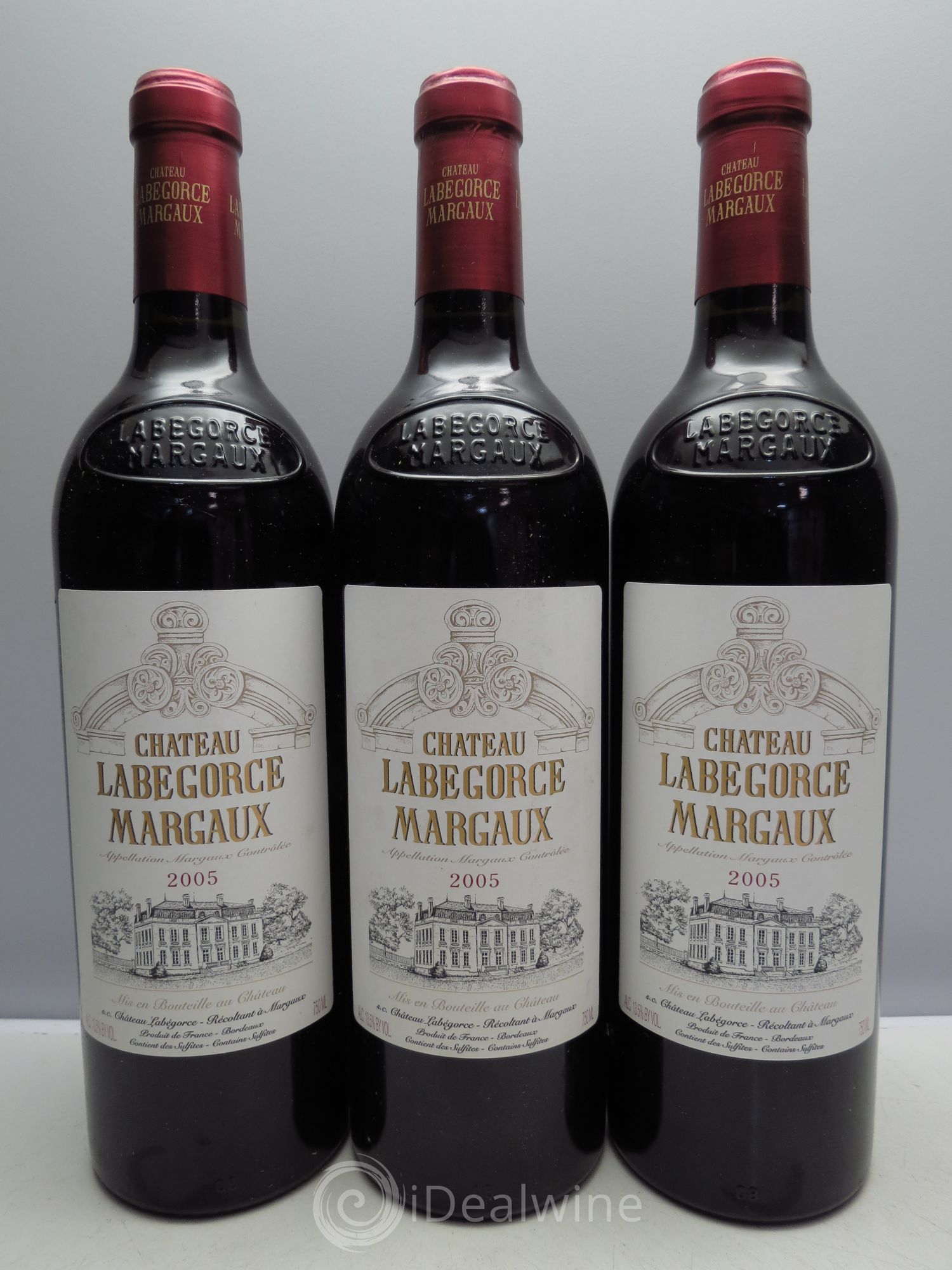 Château Labegorce Cru Bourgeois 2005 - Lot de 3 bouteilles - 0