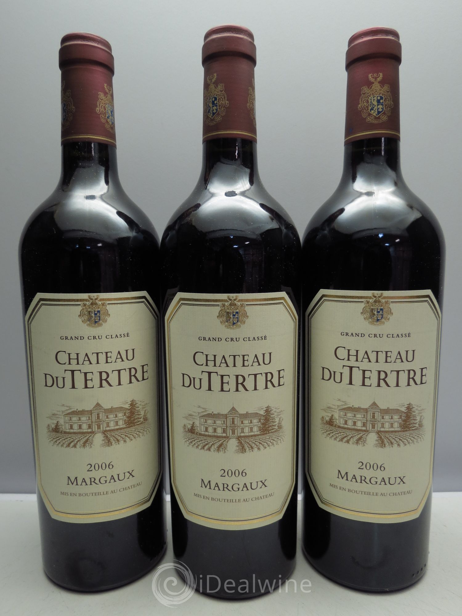 Château du Tertre 5ème Grand Cru Classé 2006 - Lot de 3 bouteilles - 0