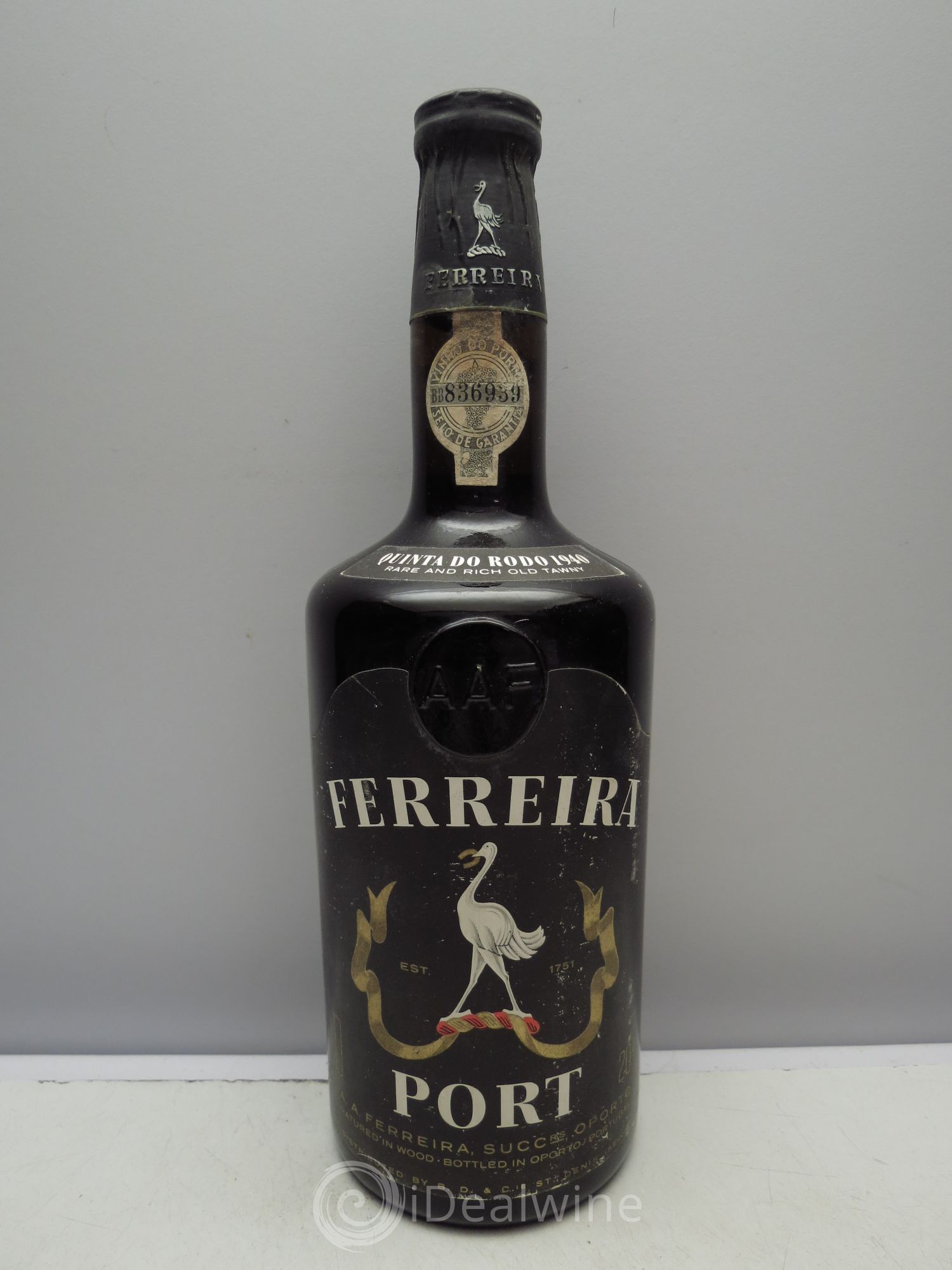 Porto Quinta Dos Rodo 1940 - Lot de 1 bouteille - 0
