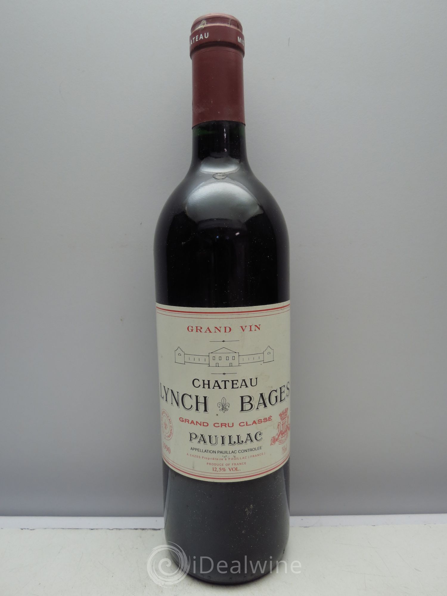 Château Lynch Bages 5ème Grand Cru Classé 1990 - Lot de 1 bouteille - 0