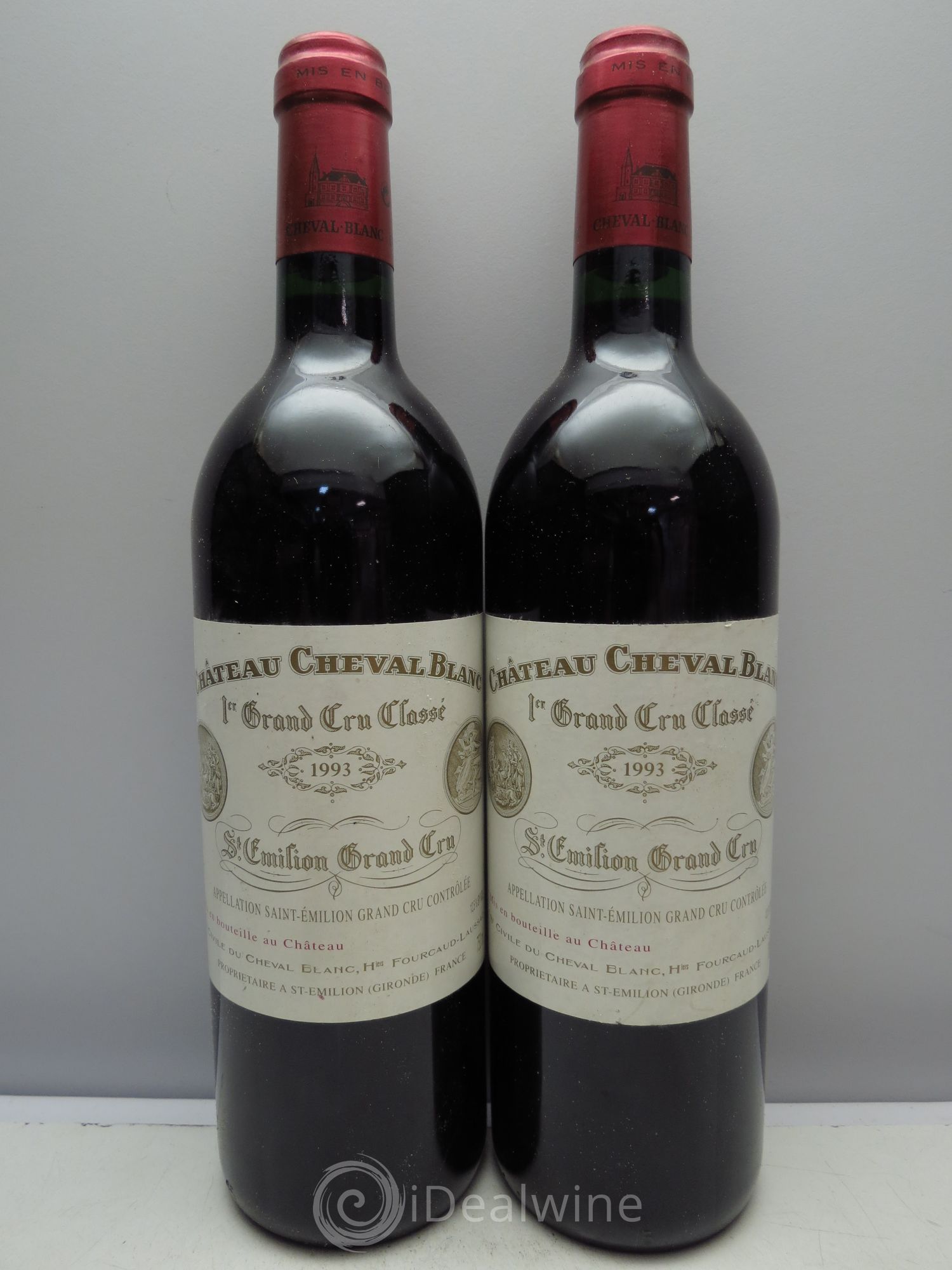 Château Cheval Blanc 1er Grand Cru Classé A 1993 - Lot de 2 bouteilles - 0