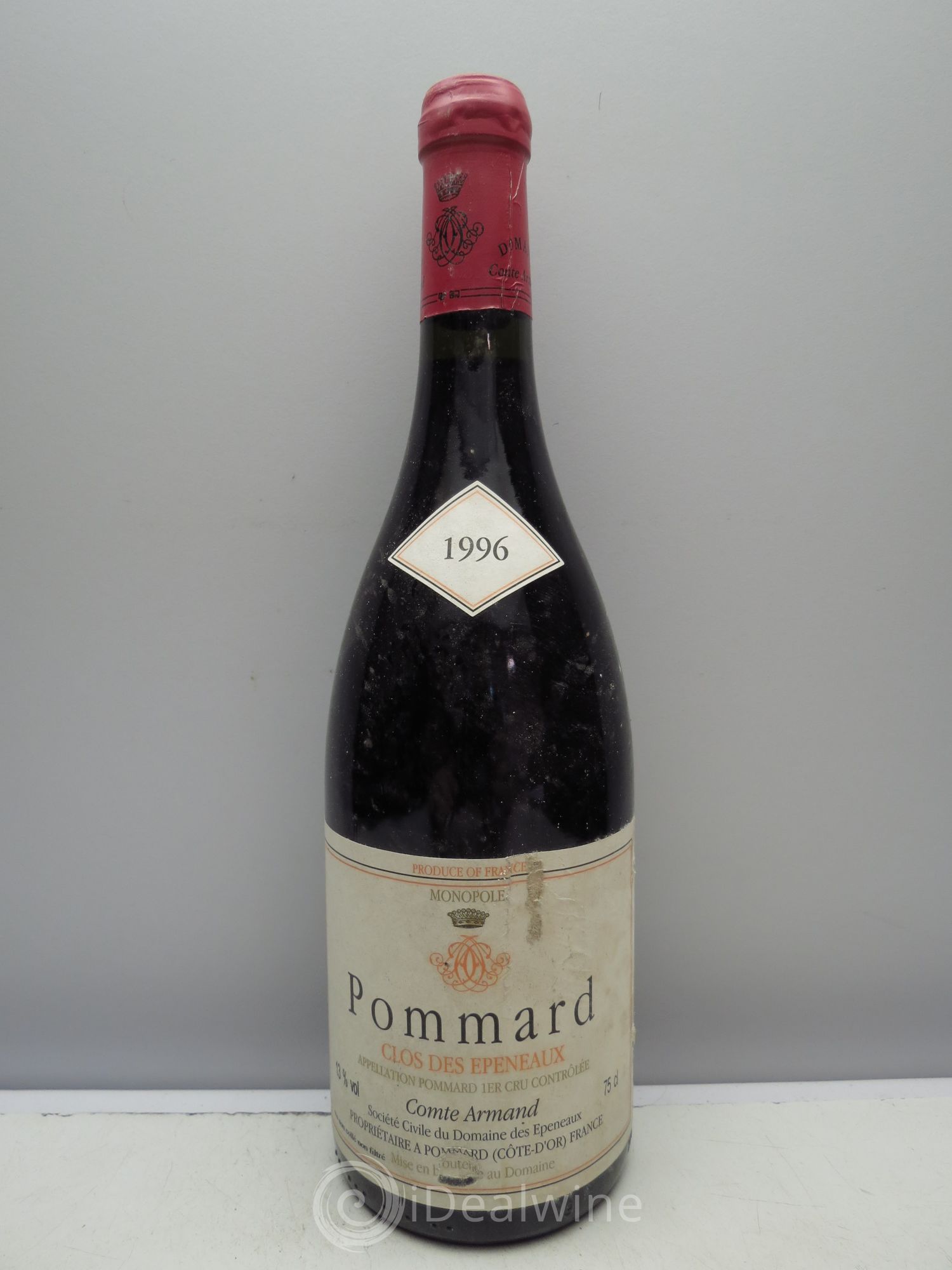 Pommard 1er Cru Clos des Epeneaux Comte Armand 1996 - Lot de 6 bouteilles - 0