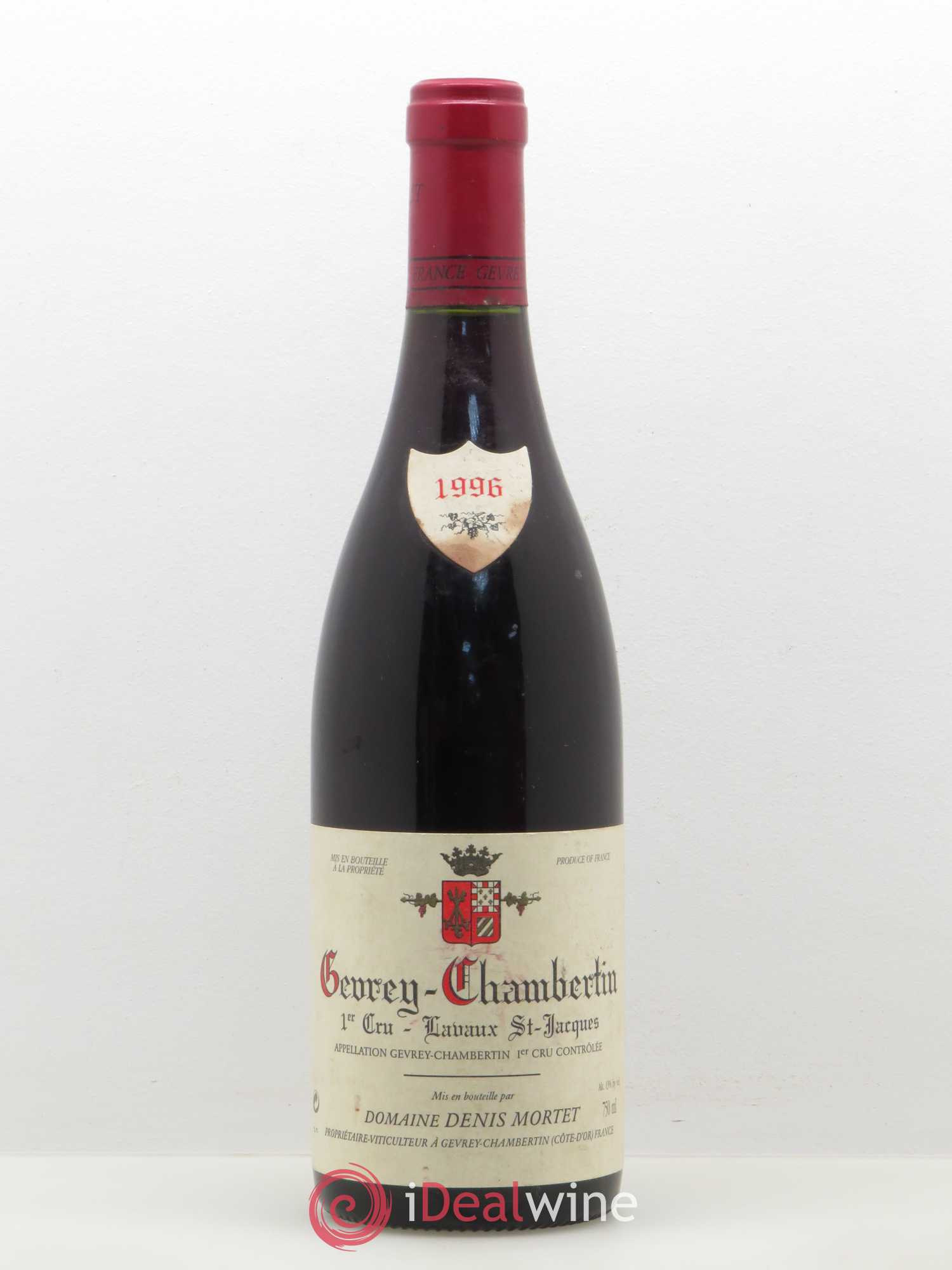 Gevrey-Chambertin 1er Cru Lavaux Saint Jacques Denis Mortet (Domaine) 1996 - Lot de 1 bouteille - 0