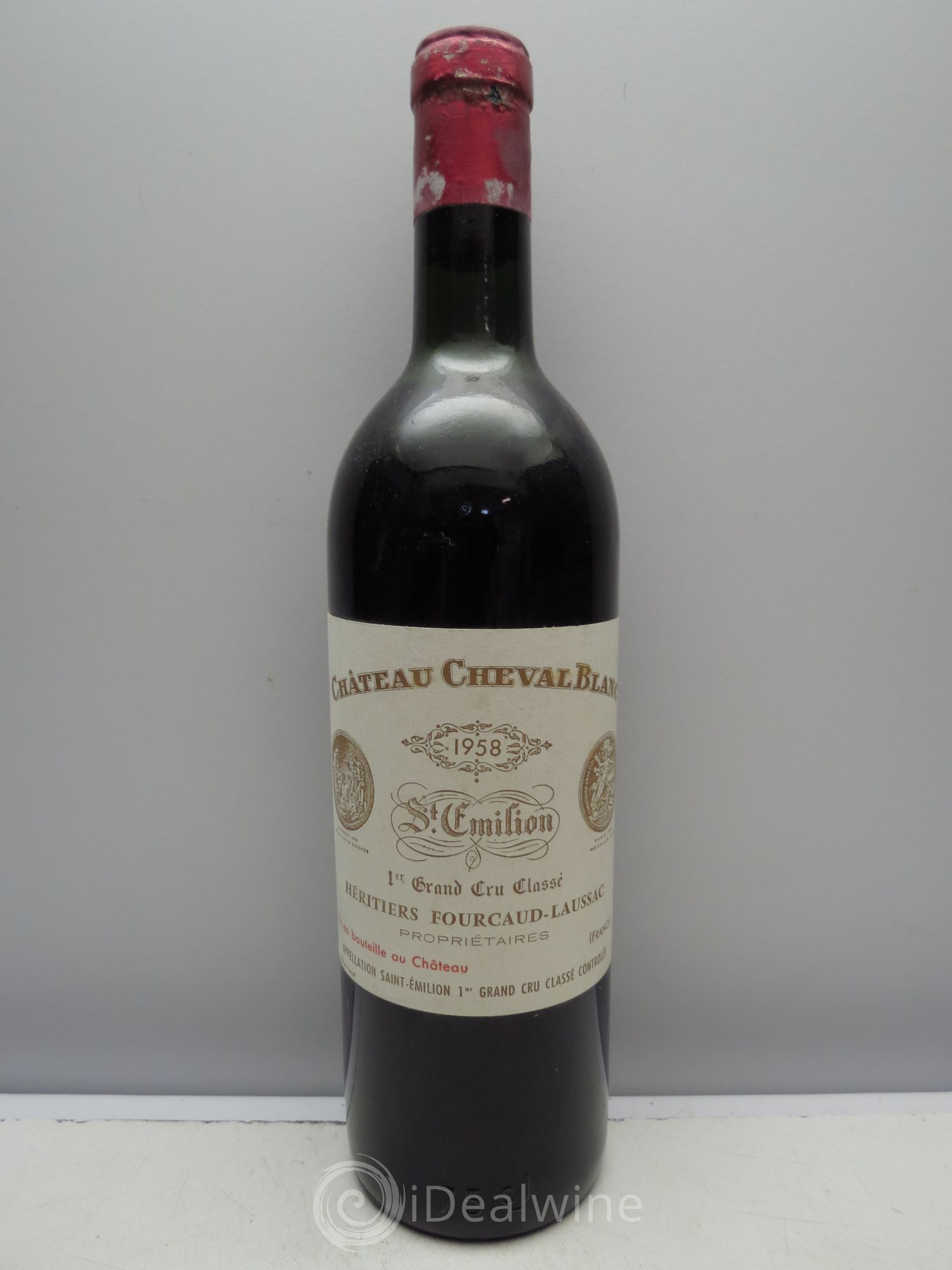 Château Cheval Blanc 1er Grand Cru Classé A 1958 - Lot de 1 bouteille - 0