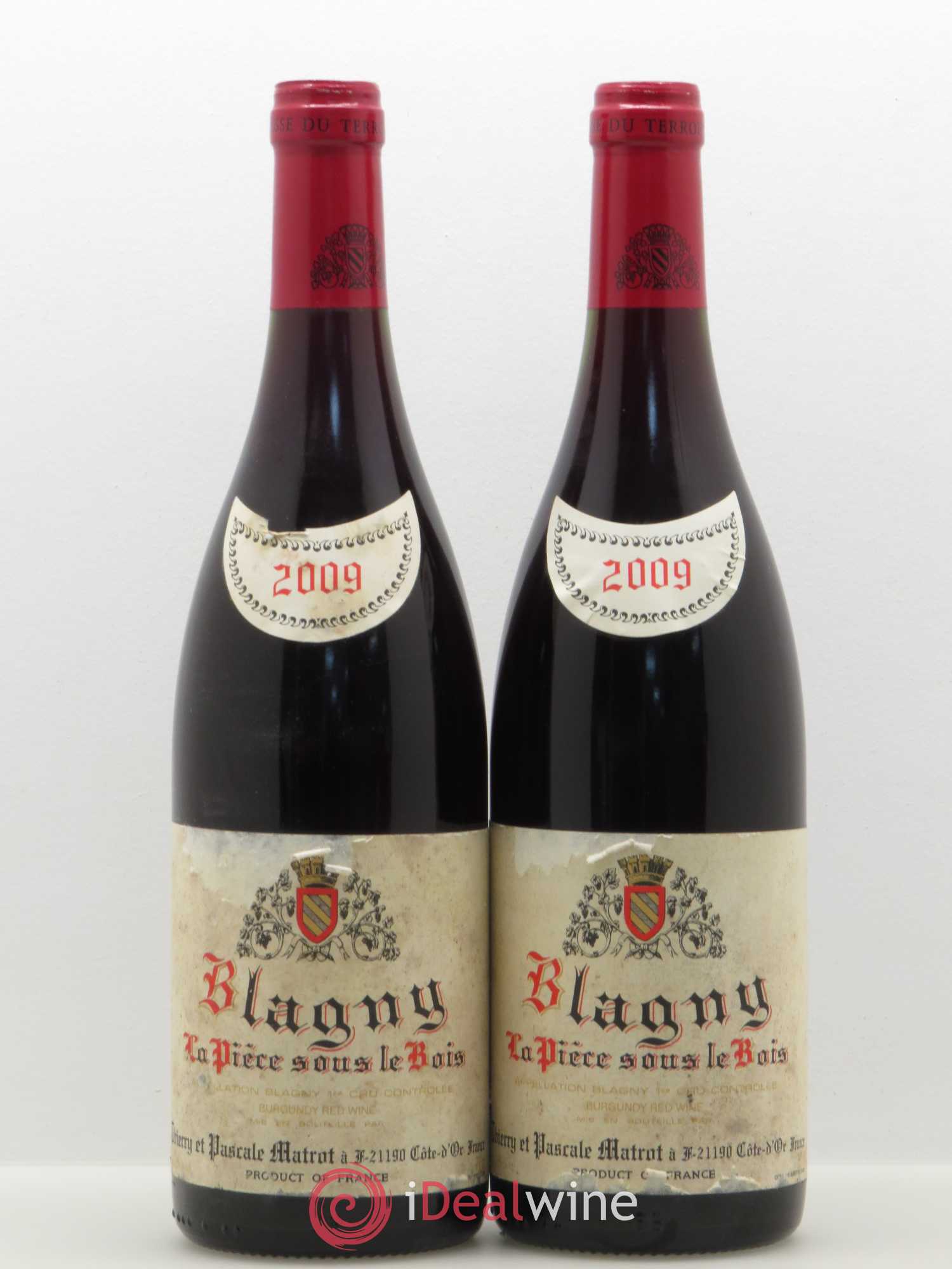 Blagny 1er Cru La pièce sous le bois Domaine Matrot 2009 - Posten von 2 Flaschen - 0