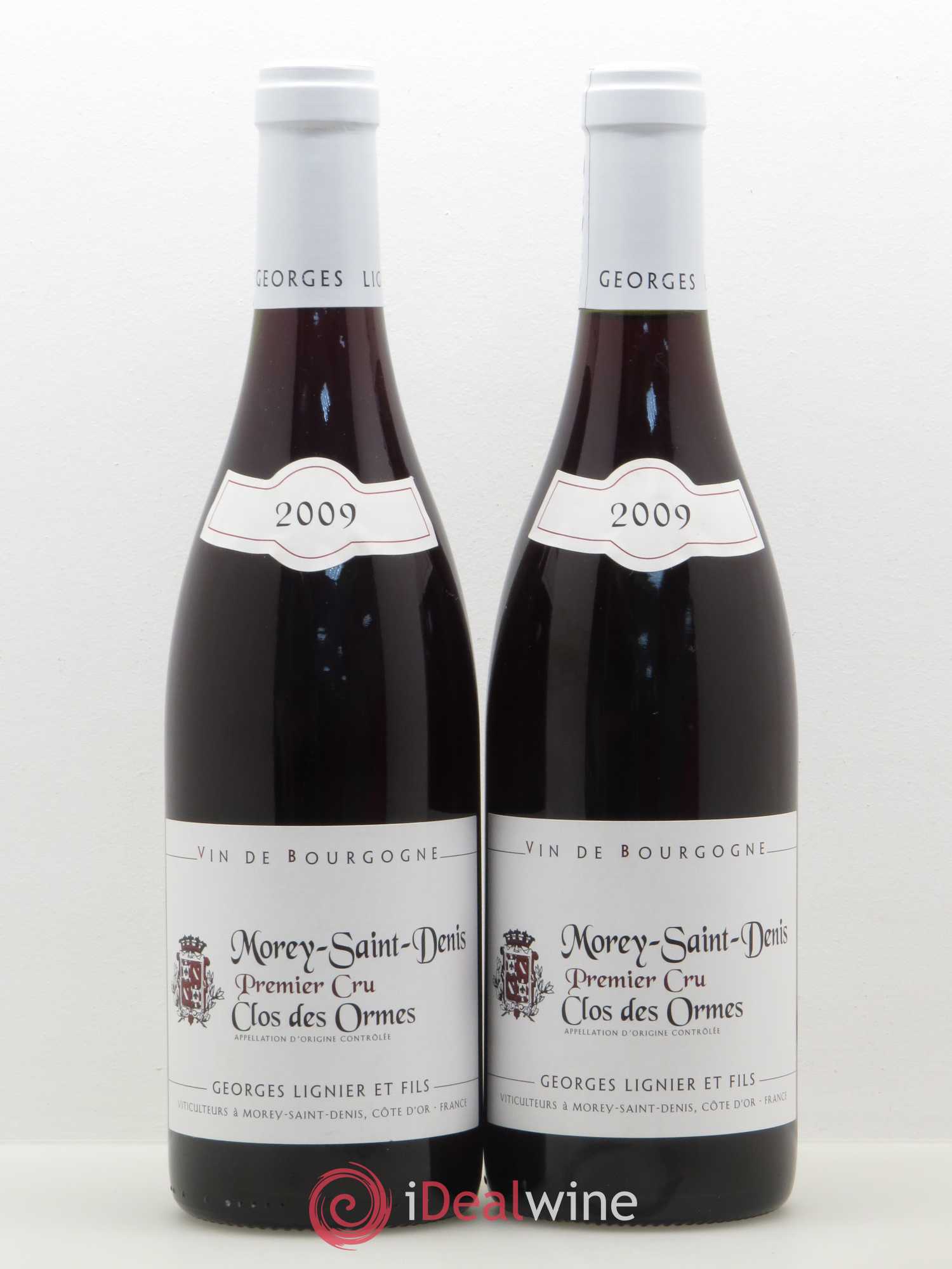 Morey-Saint-Denis 1er Cru Clos des Ormes Domaine Georges Lignier 2009 - Posten von 2 Flaschen - 0