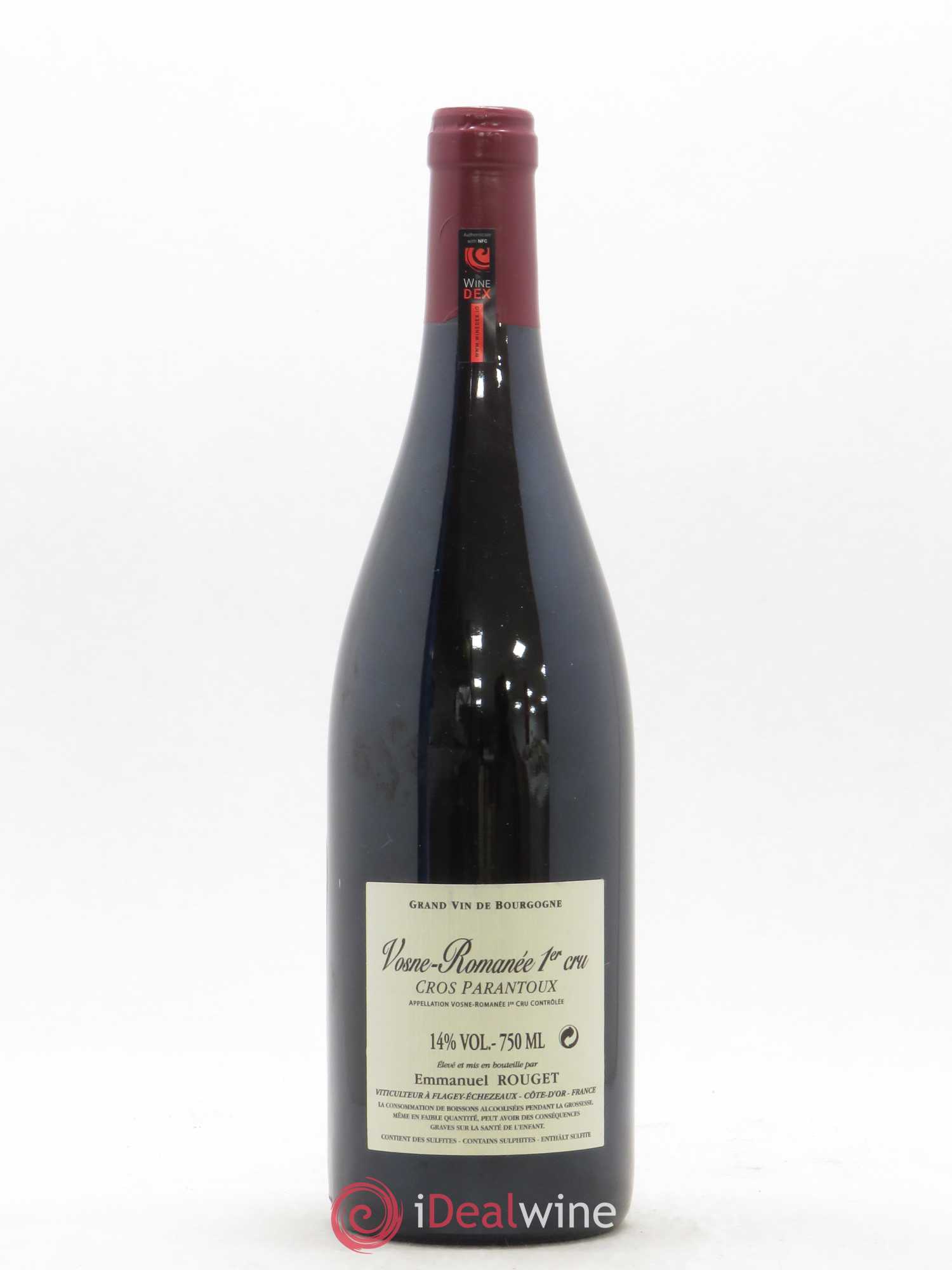 Vosne-Romanée 1er Cru Cros Parantoux Emmanuel Rouget 2010 - Lot de 1 bouteille - 1