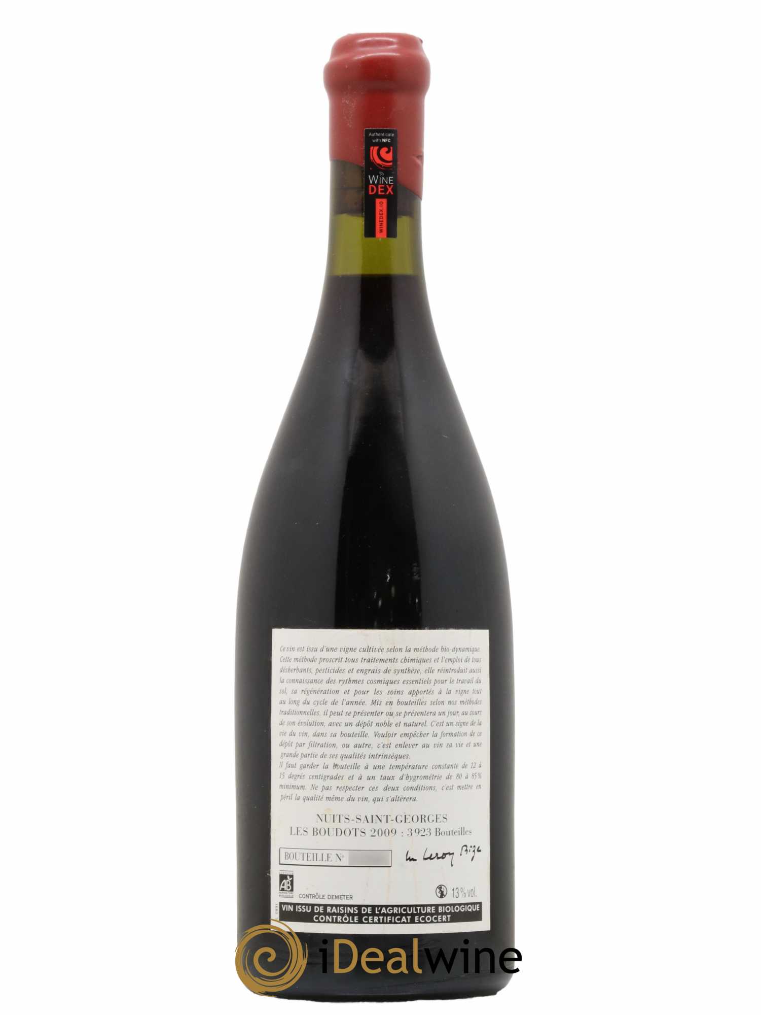 Nuits-Saint-Georges 1er Cru Aux Boudots Leroy (Domaine) 2009 - Lot de 1 bouteille - 1