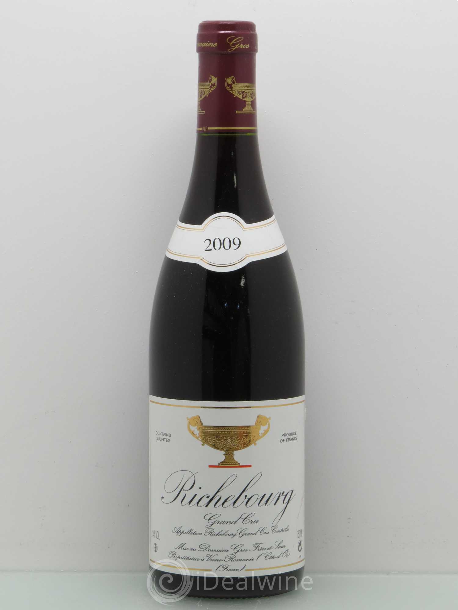 Richebourg Grand Cru Gros Frère & Soeur 2009 - Lot de 1 bouteille - 0