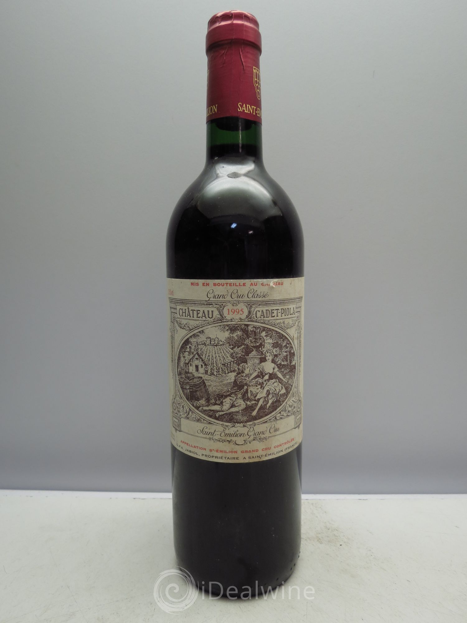 Château Cadet Piola Grand Cru Classé 1995 - Lot de 1 bouteille - 0