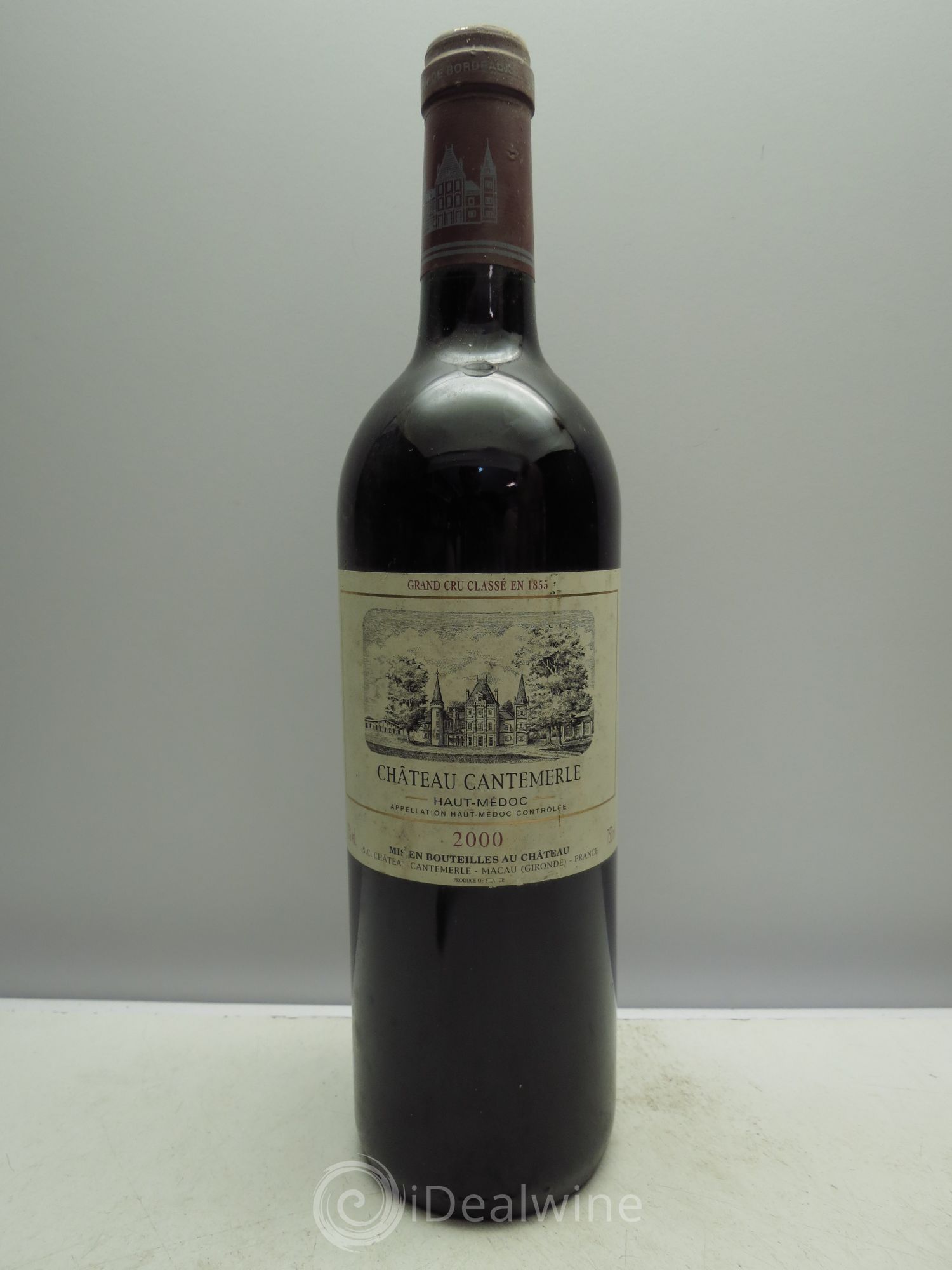 Château Cantemerle 5ème Grand Cru Classé 2000 - Lot de 1 bouteille - 0