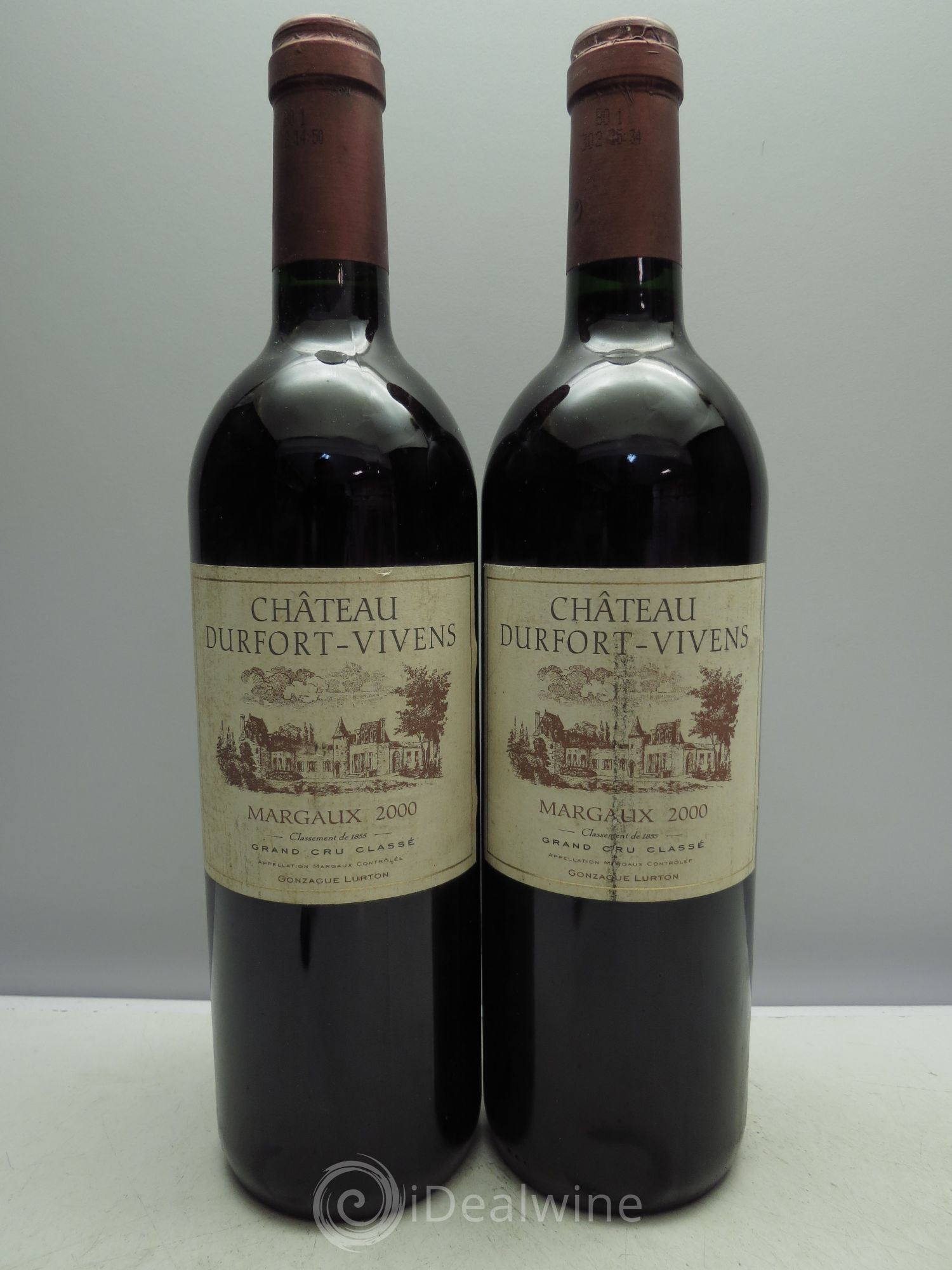Château Durfort Vivens 2ème Grand Cru Classé 2000 - Lot de 2 bouteilles - 0