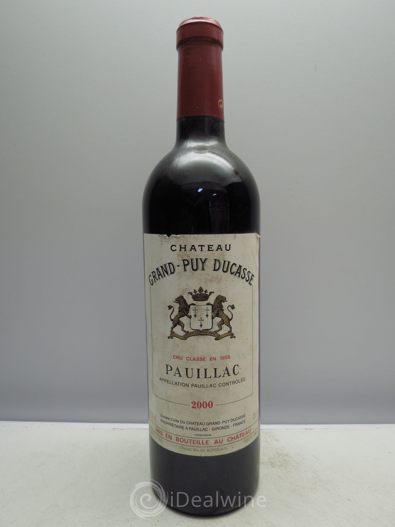 Château Grand Puy Ducasse 5ème Grand Cru Classé 2000 - Lot de 1 bouteille - 0