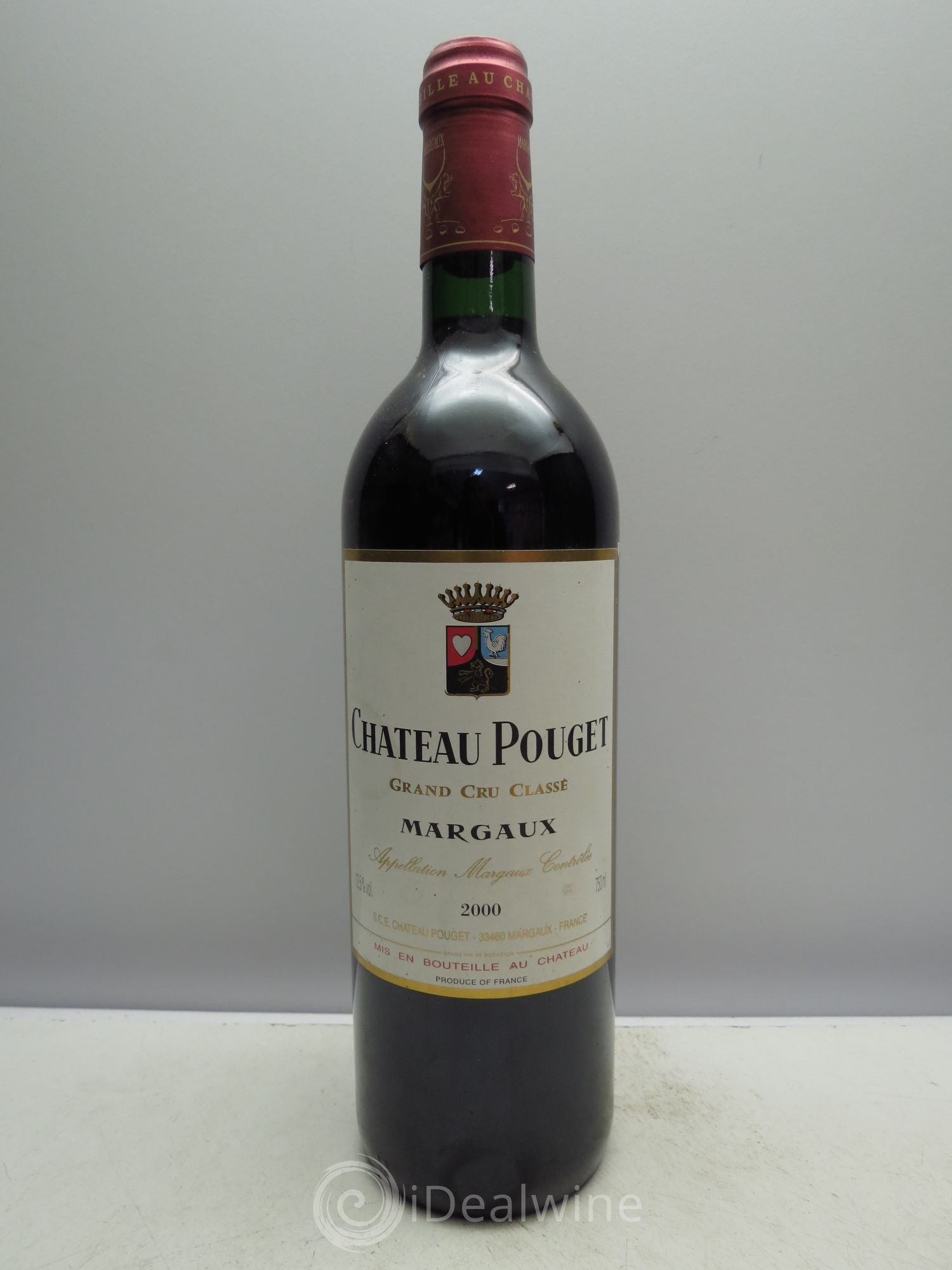Château Pouget 4ème Grand Cru Classé 2000 - Lot de 1 bouteille - 0