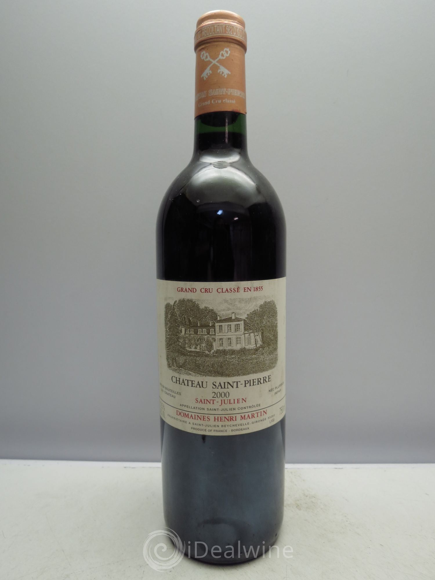 Château Saint-Pierre 4ème Grand Cru Classé 2000 - Lot de 1 bouteille - 0