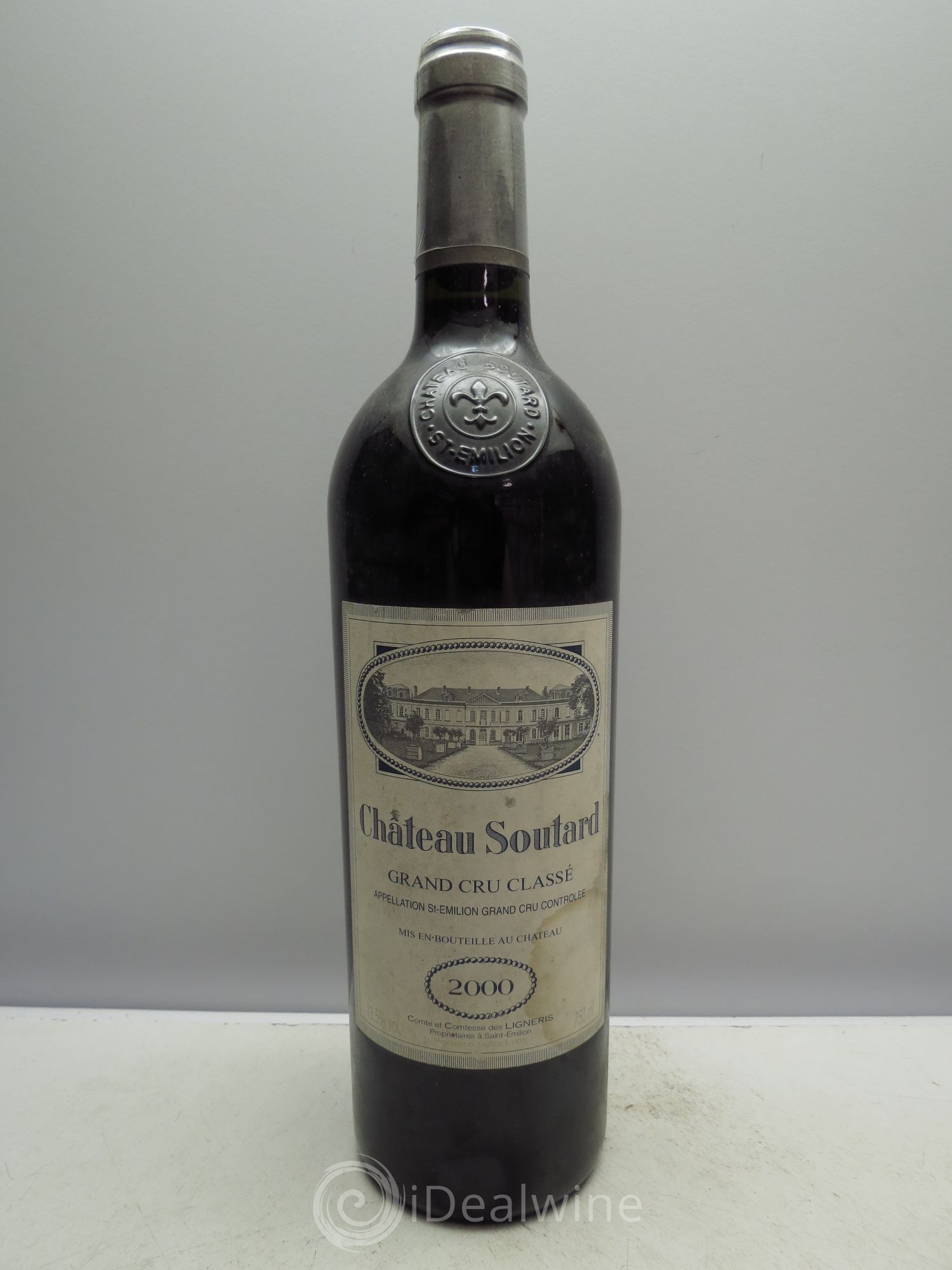 Château Soutard Grand Cru Classé 2000 - Lot de 1 bouteille - 0