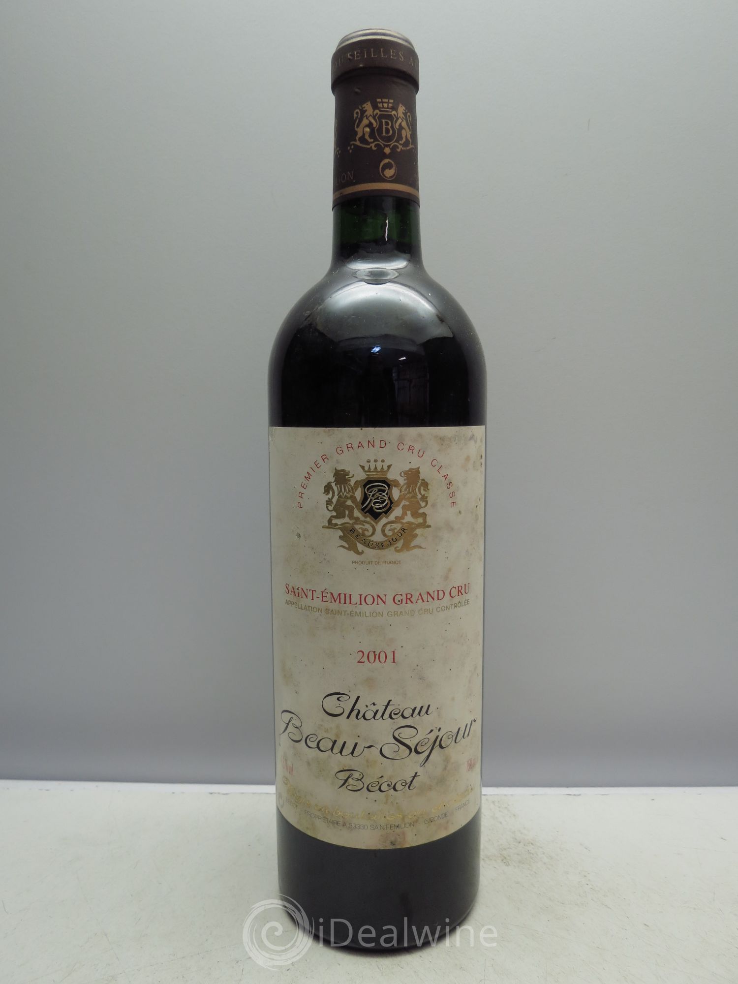 Château Beau-Séjour Bécot 1er Grand Cru Classé B 2001 - Posten von 1 Flasche - 0