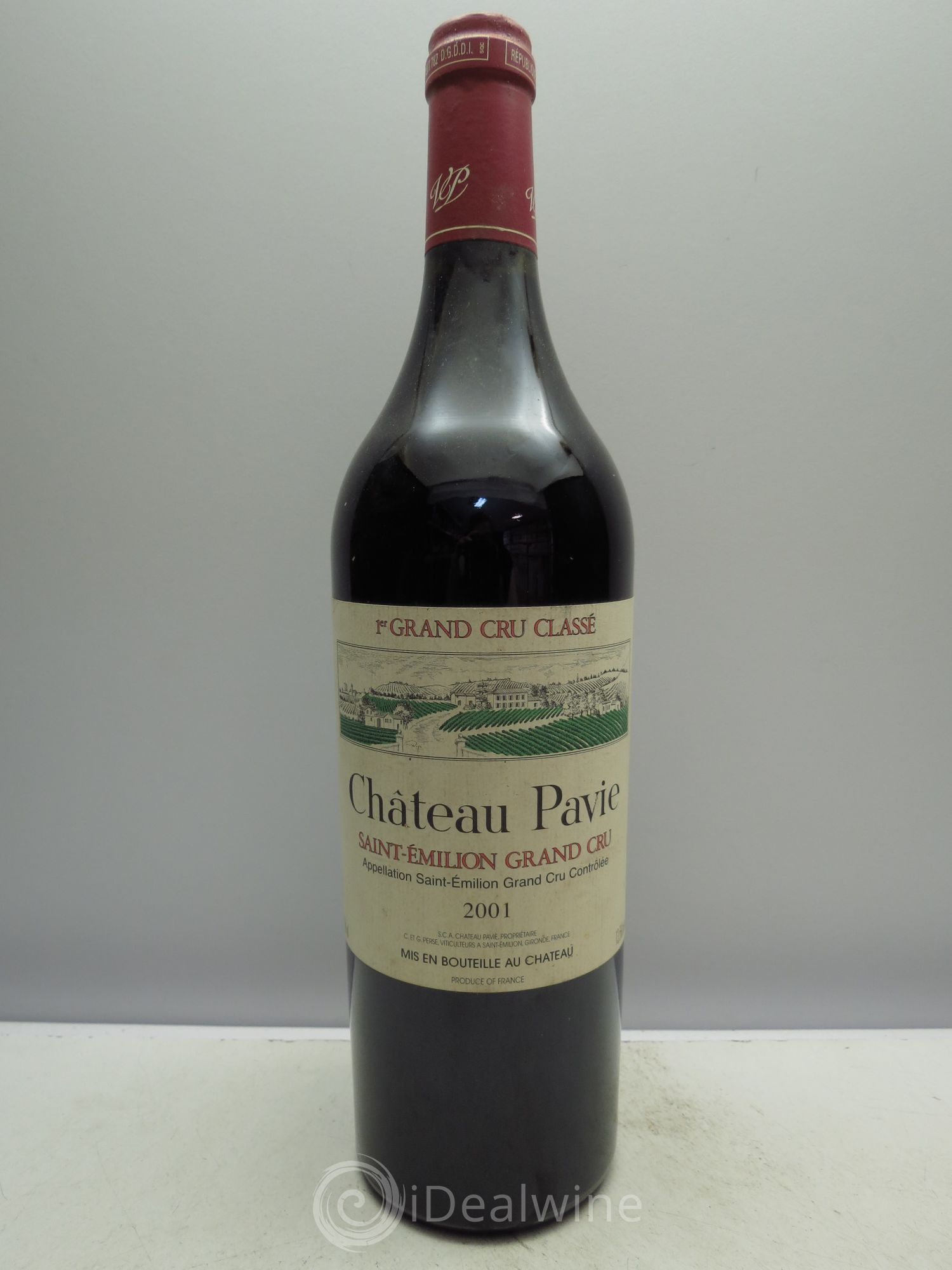 Château Pavie 1er Grand Cru Classé A 2001 - Lot de 1 bouteille - 0