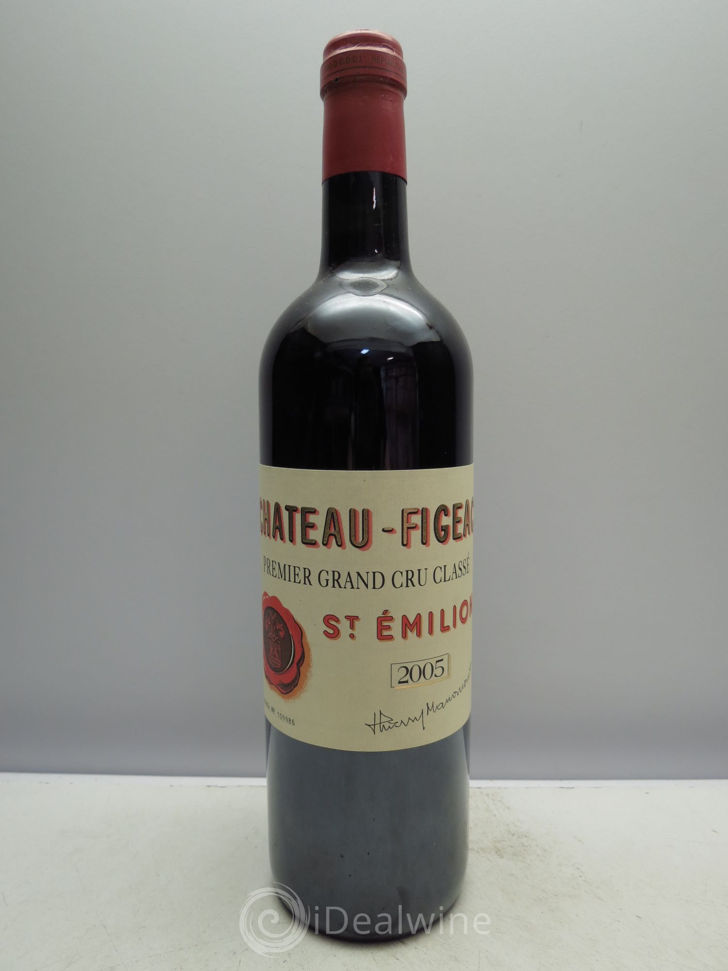 Château Figeac 1er Grand Cru Classé A 2005 - Lot de 1 bouteille - 0