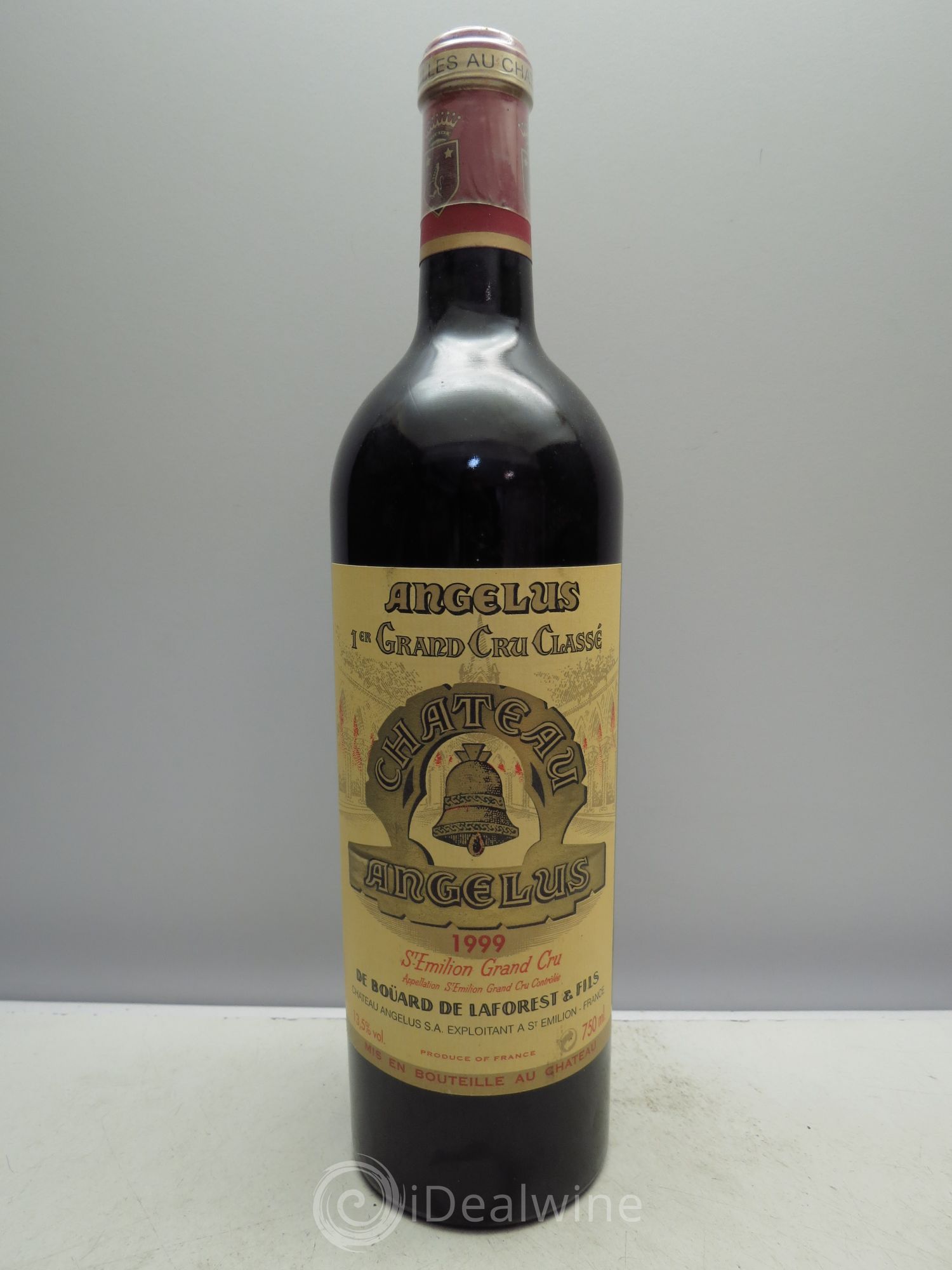 Château Angélus 1er Grand Cru Classé A 1999 - Lot de 1 bouteille - 0