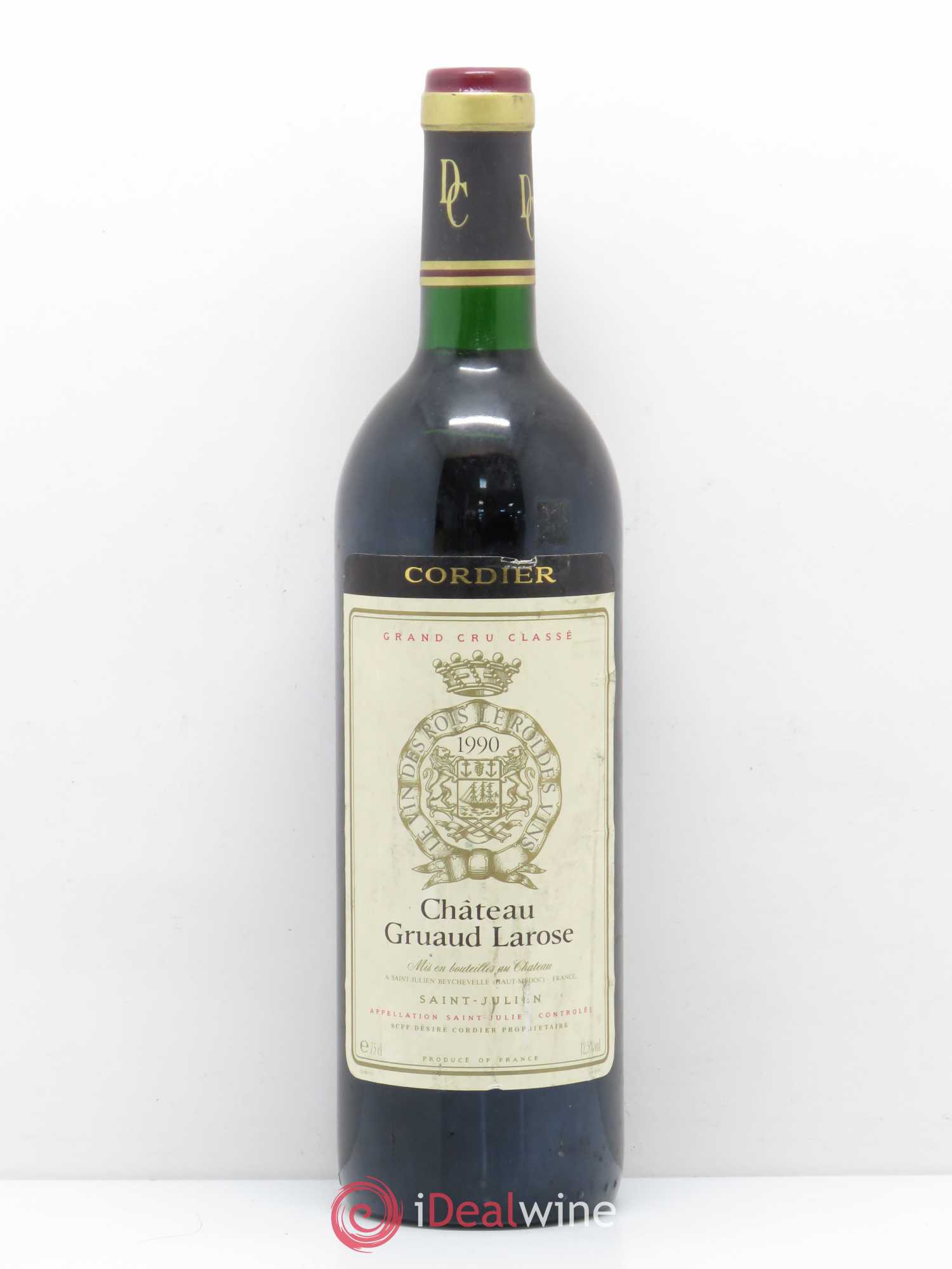 Château Gruaud Larose 2ème Grand Cru Classé 1990 - Lot de 1 bouteille - 0