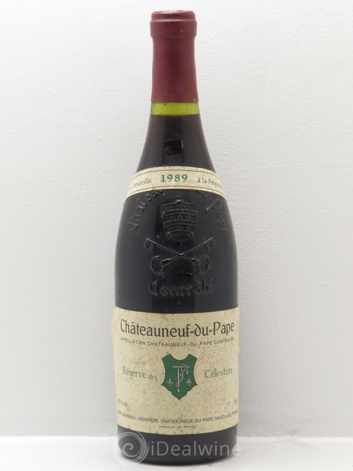 Châteauneuf-du-Pape Réserve des Célestins Henri Bonneau & Fils 1989 - Lot de 1 bouteille - 0