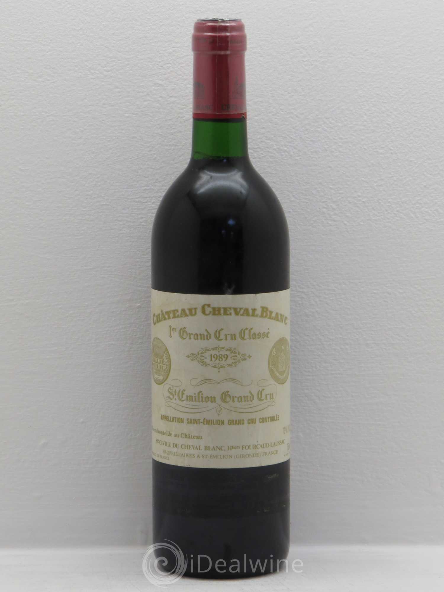Château Cheval Blanc 1er Grand Cru Classé A 1989 - Lot de 1 bouteille - 0