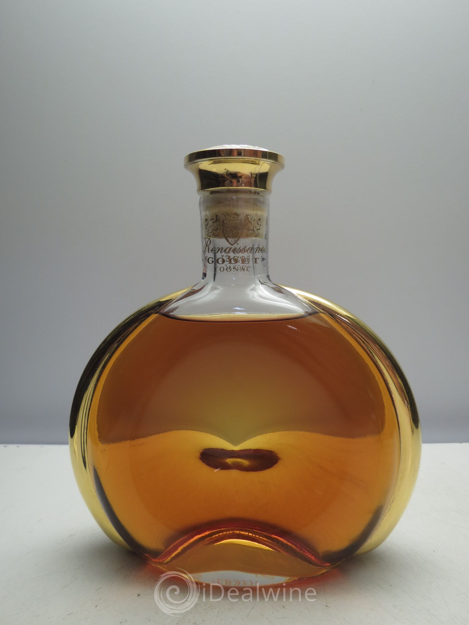 Cognac Cognac Godet Fine Champagne Renaissance (1900-1950) - Posten von 1 Flasche - 0