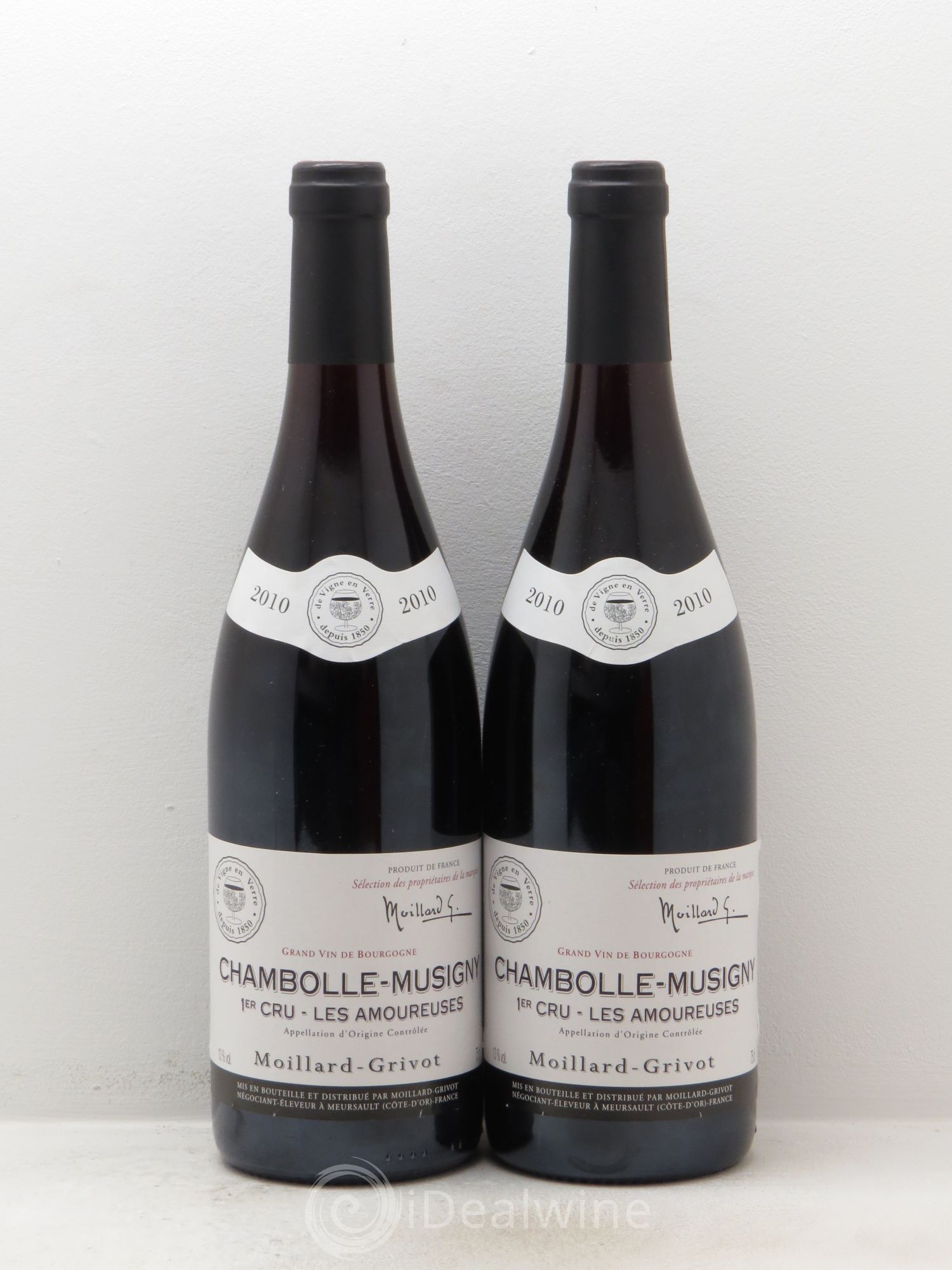 Chambolle-Musigny 1er Cru Moillard-Grivot 2010 - Lot de 2 bouteilles - 0