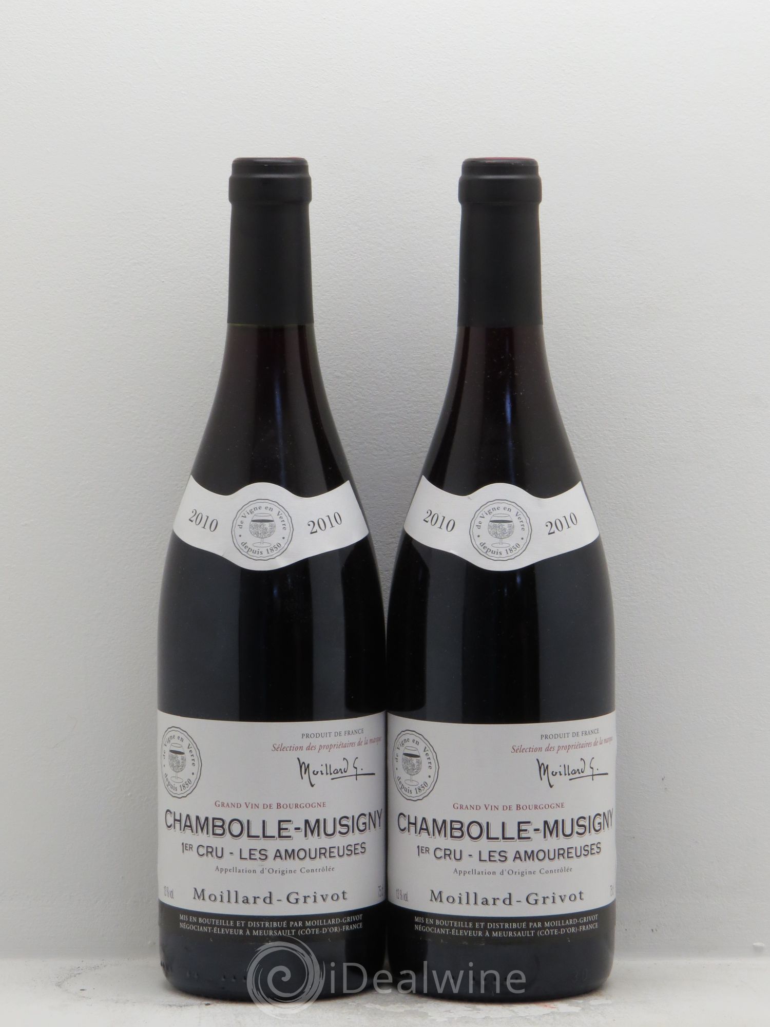 Chambolle-Musigny 1er Cru Les Amoureuses Moillard-Grivot 2010 - Lot de 2 bouteilles - 0