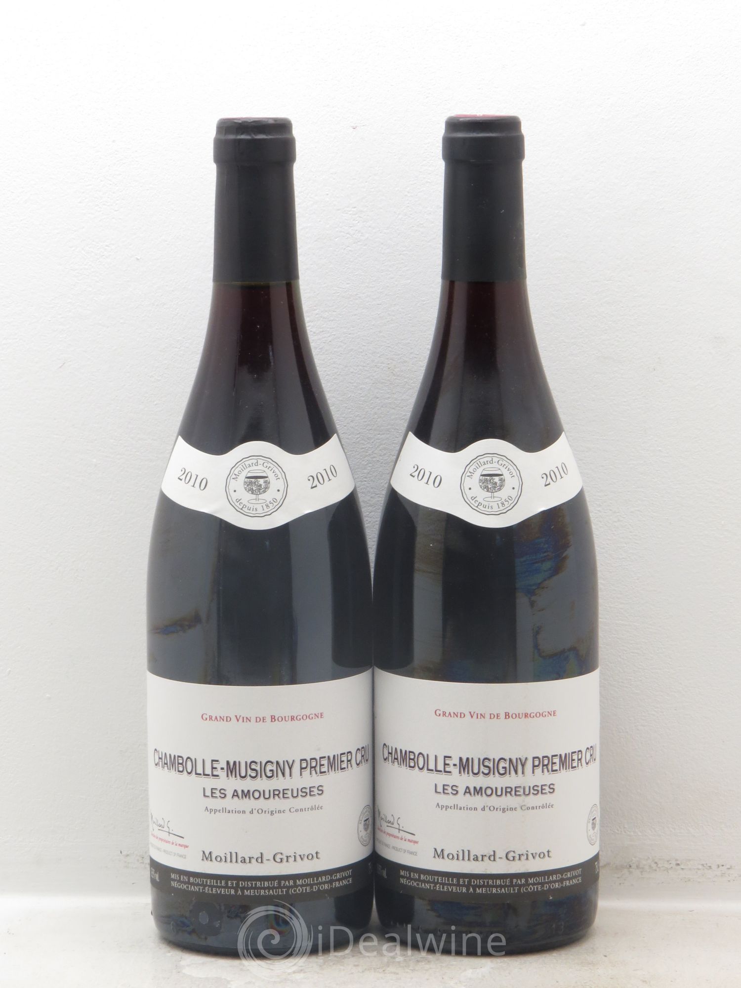 Chambolle-Musigny 1er Cru Moillard-Grivot 2010 - Lot de 2 bouteilles - 0