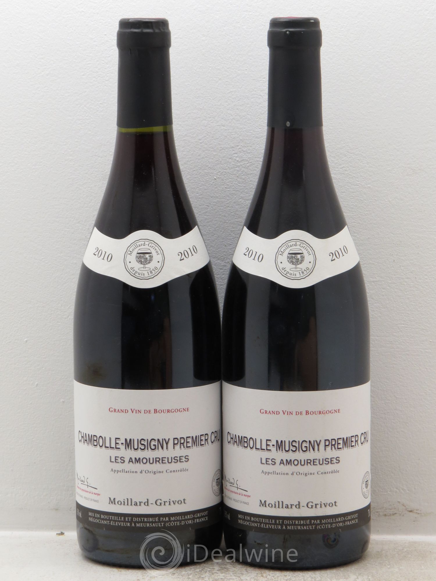 Chambolle-Musigny 1er Cru Les Amoureuses Moillard-Grivot 2010 - Lot de 2 bouteilles - 0