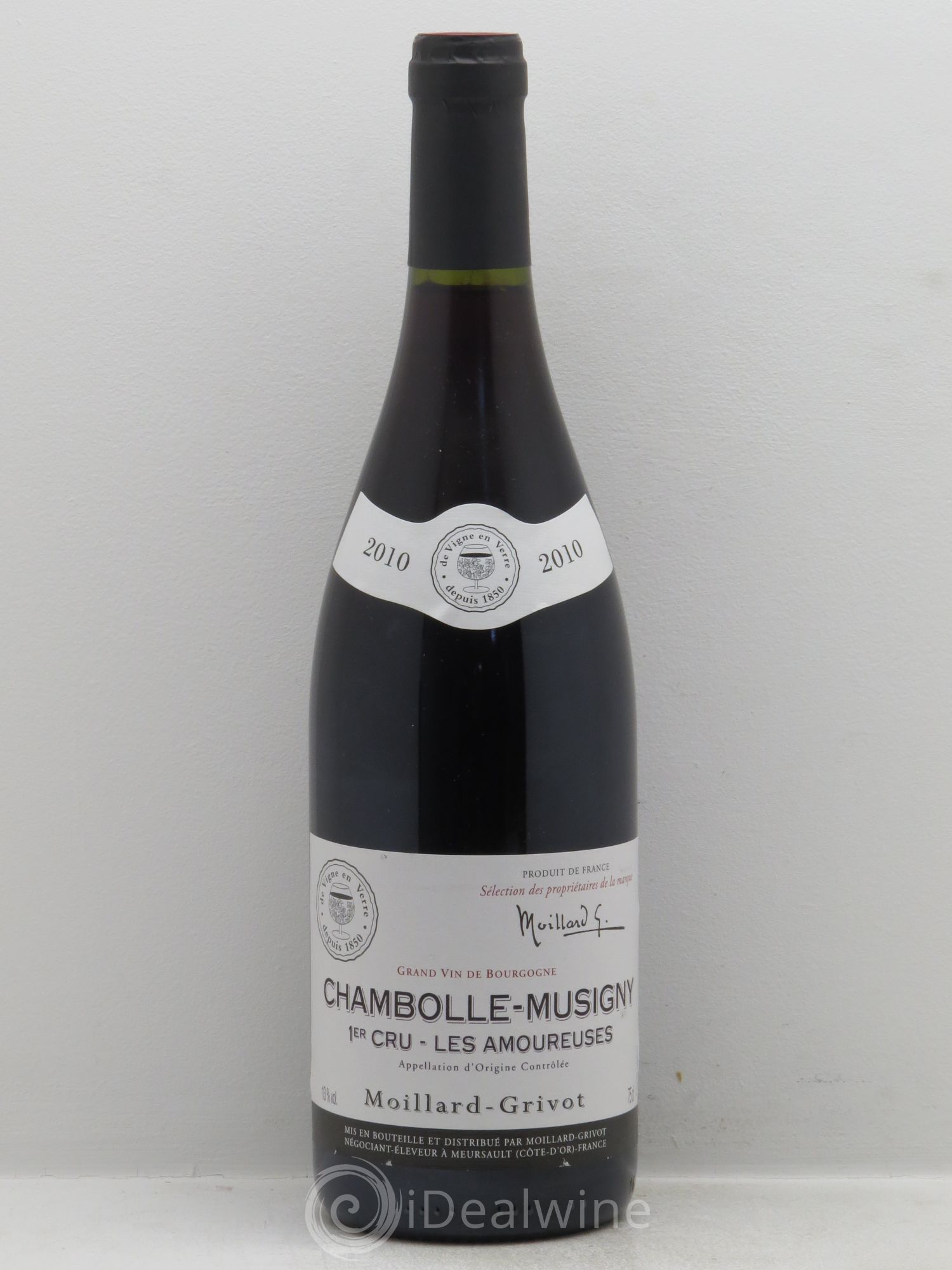 Chambolle-Musigny 1er Cru Négoce Moillard Grivot 2010 - Lot de 1 bouteille - 0