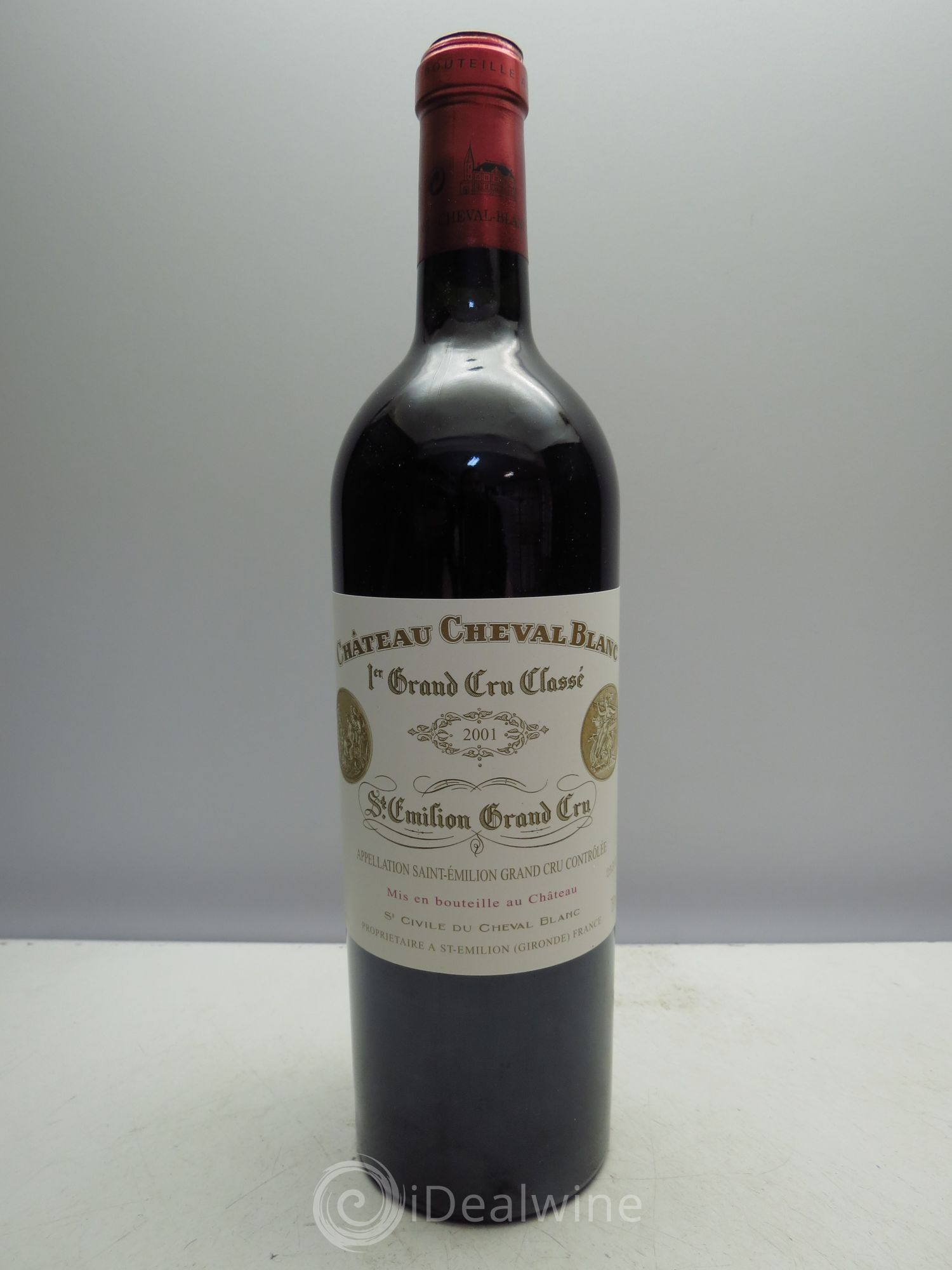 Château Cheval Blanc 1er Grand Cru Classé A 2001 - Lot de 1 bouteille - 0