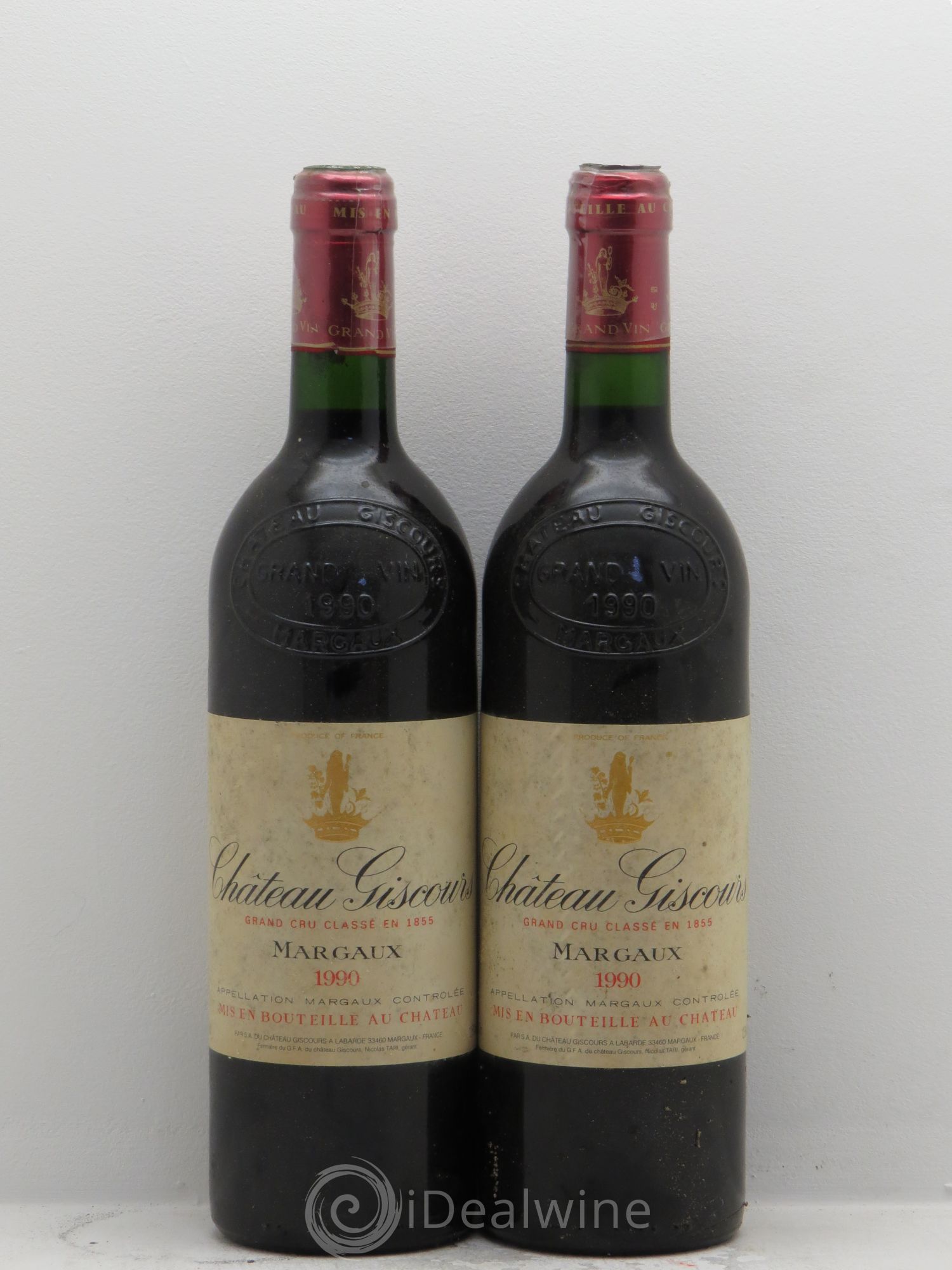 Château Giscours 3ème Grand Cru Classé 1990 - Lot de 2 bouteilles - 0